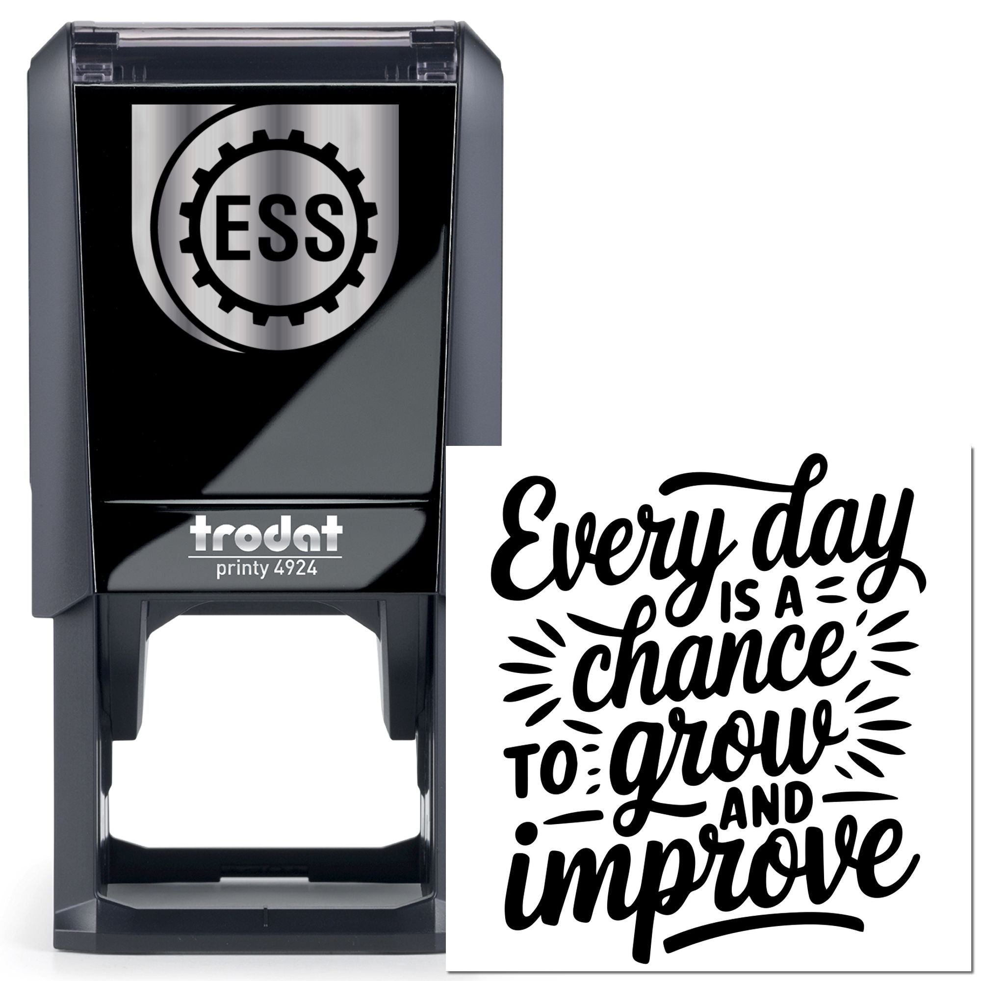 Self-Inking Motivational Quote Craft Stamp