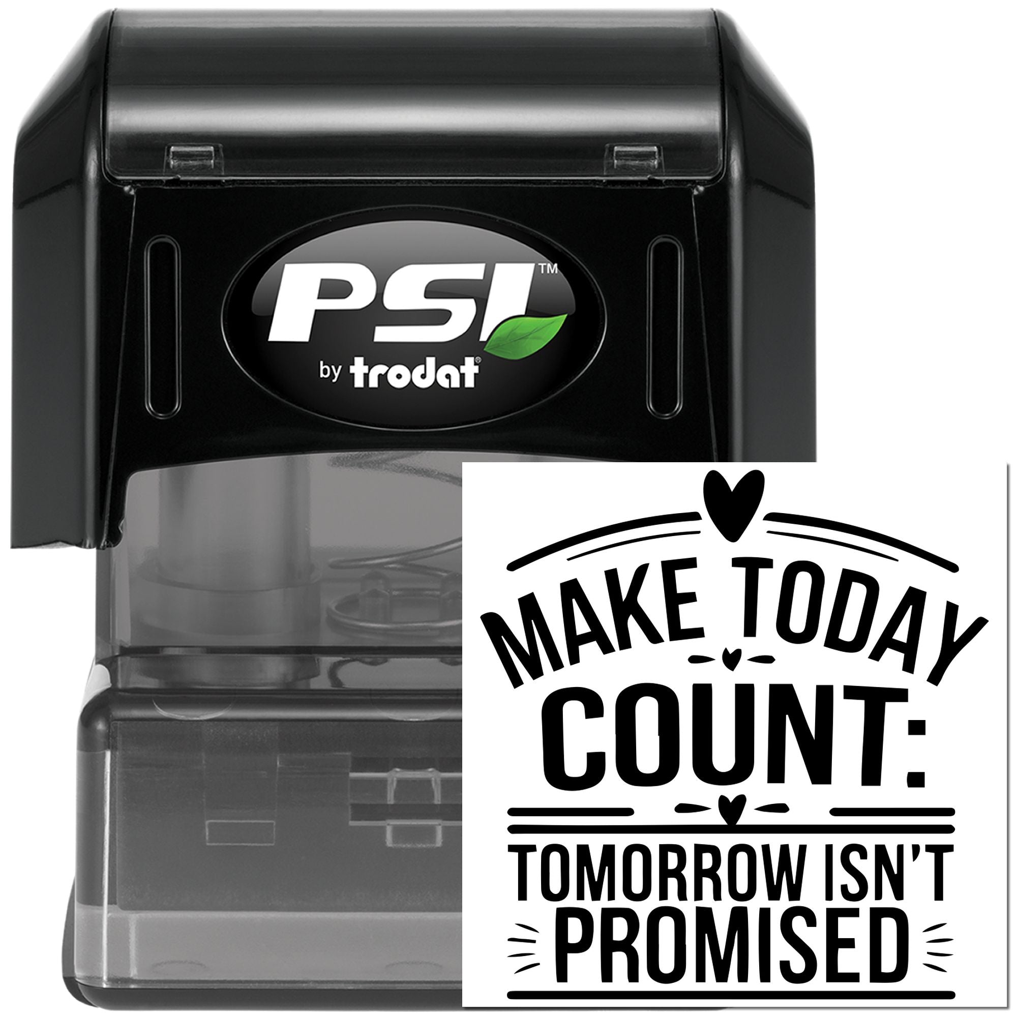 Pre-Inked Make Today Count Journaling Stamp