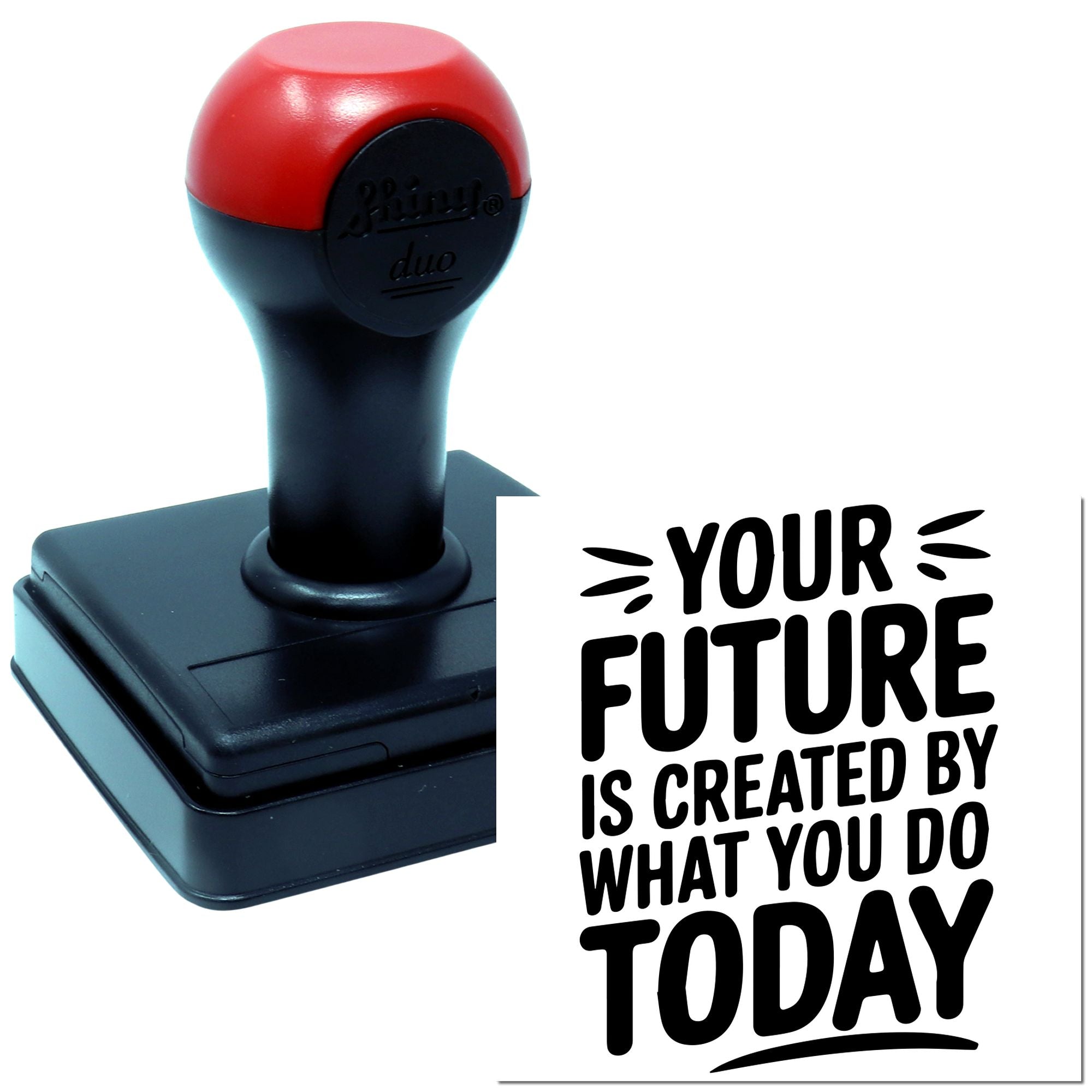 Duo Create Your Future Starting Today Hand Stamp