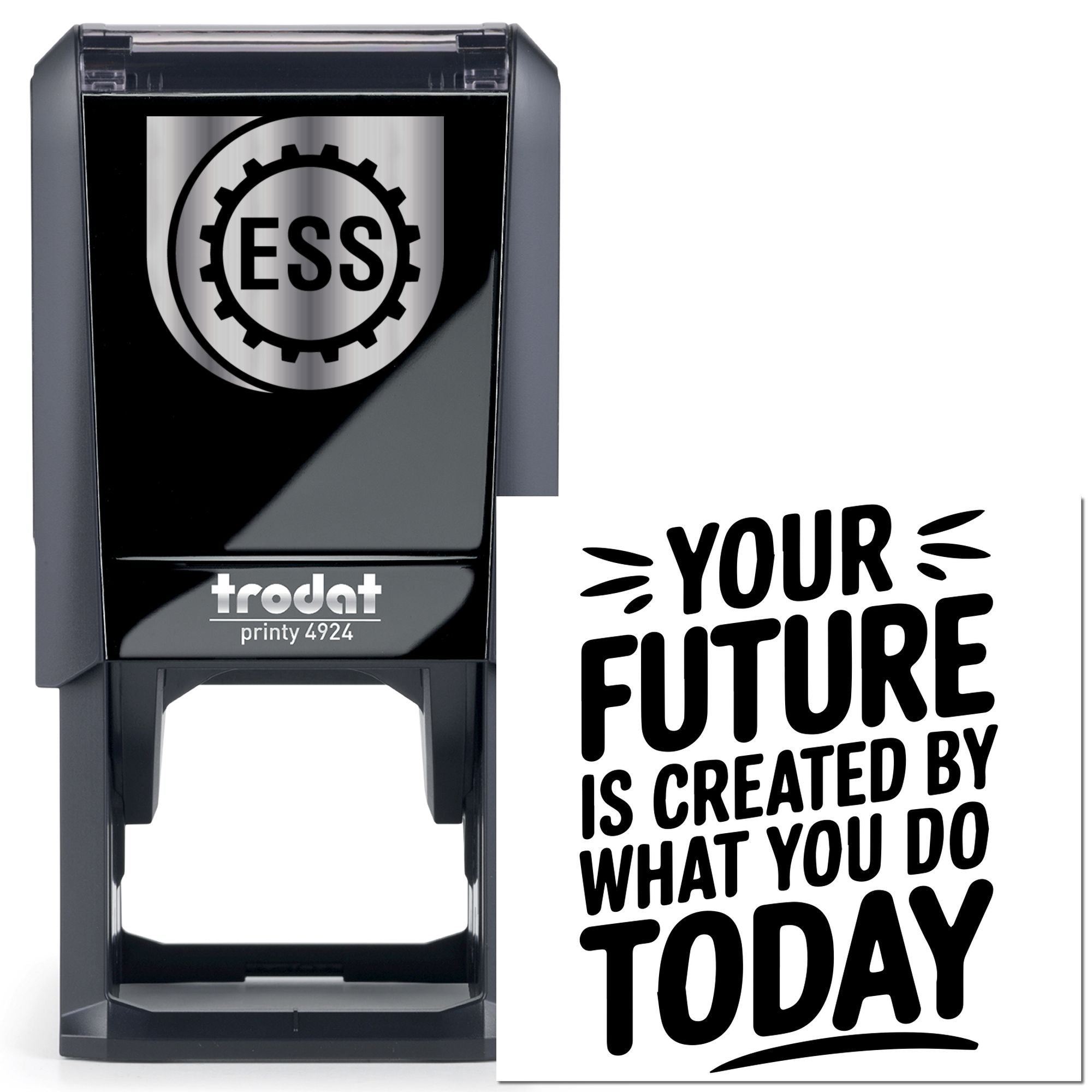 Self-Inking Motivational Quote Scrapbooking Stamp