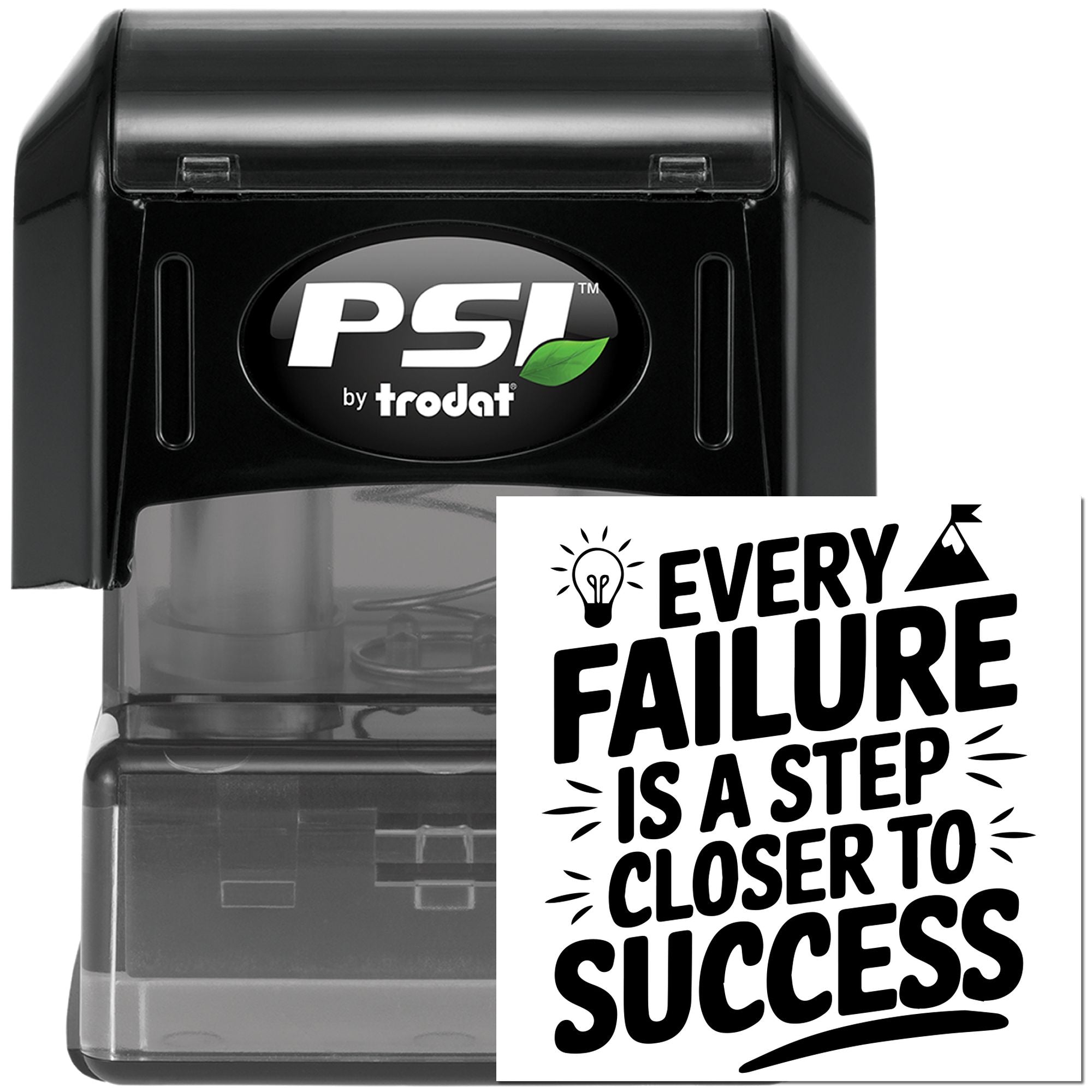 Pre-Inked Failure Fuels Success Scrapbook Stamp