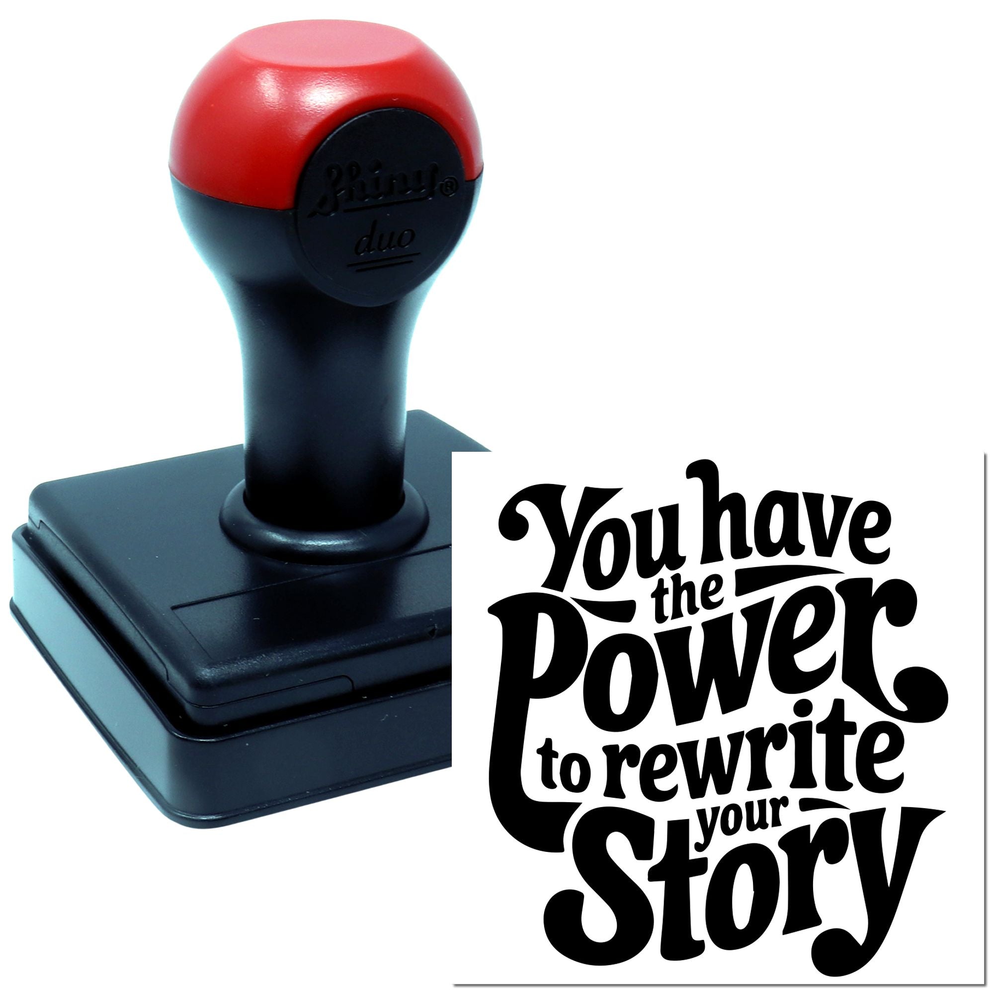 Duo Rewrite Your Story Power Poster Hand Stamp