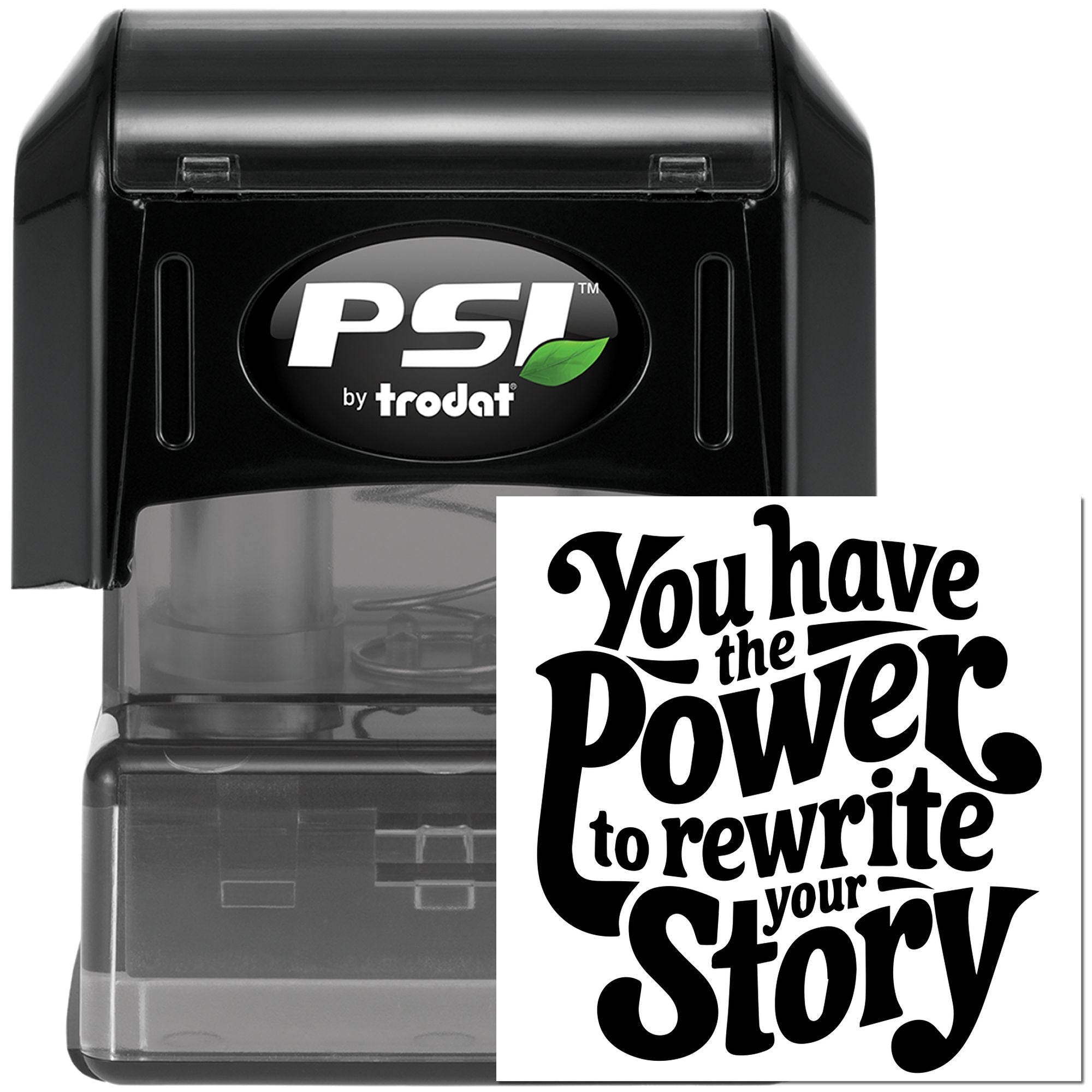 Pre-Inked Rewrite Your Story Scrapbooking Stamp