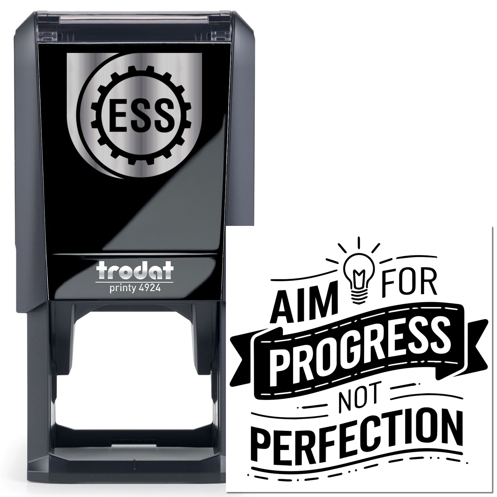 Self-Inking Motivational Poster Paper Craft Stamp