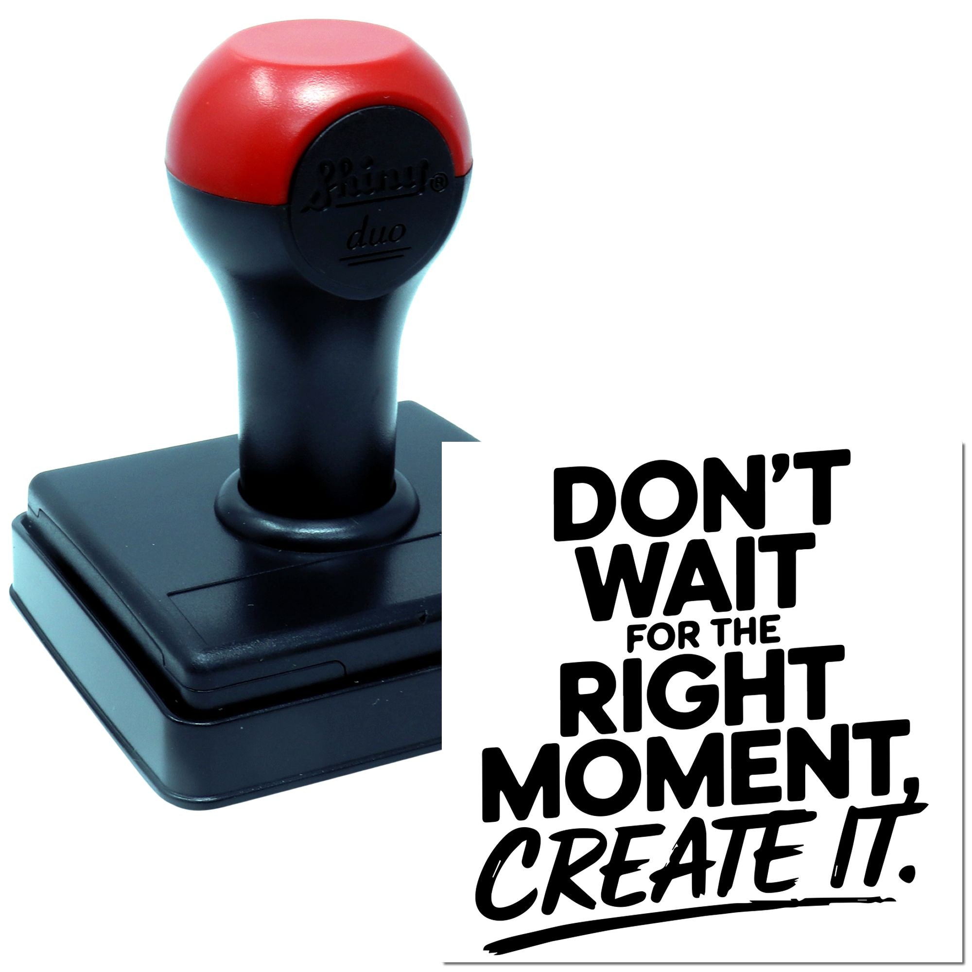 Duo Create Your Own Perfect Moment Hand Stamp