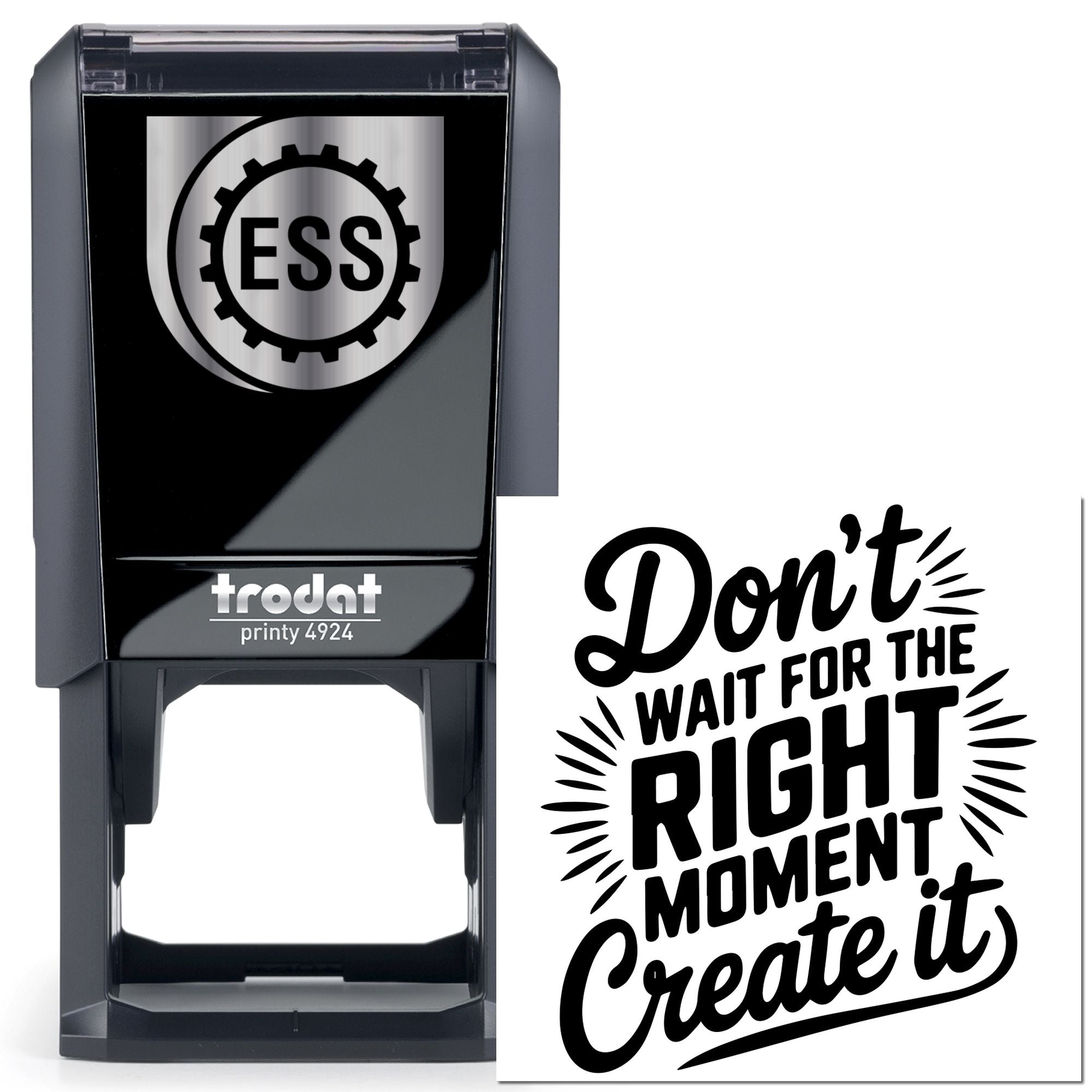 Self-Inking Motivational Quote Tag Stamp