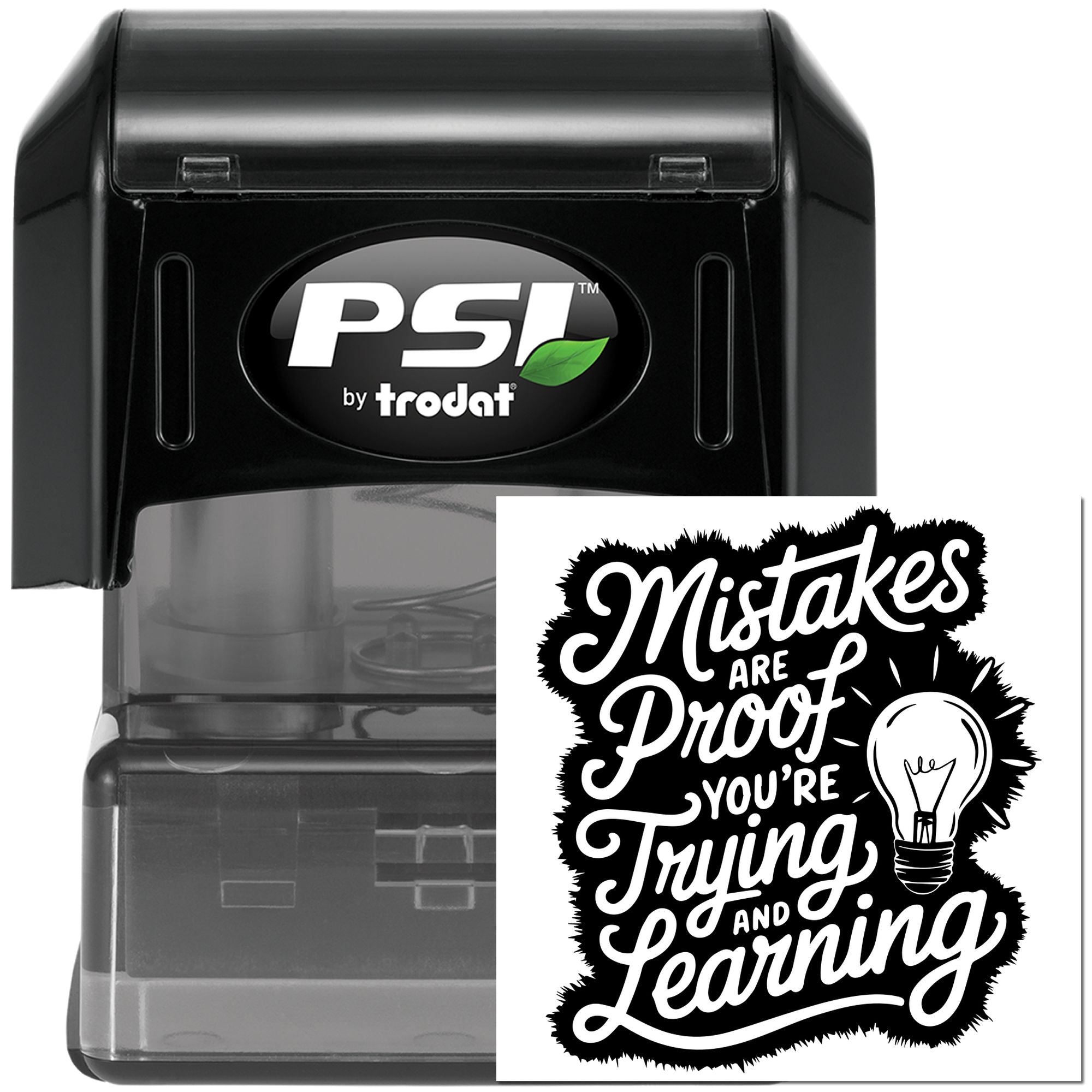 Pre-Inked Learning From Mistakes Craft Stamp