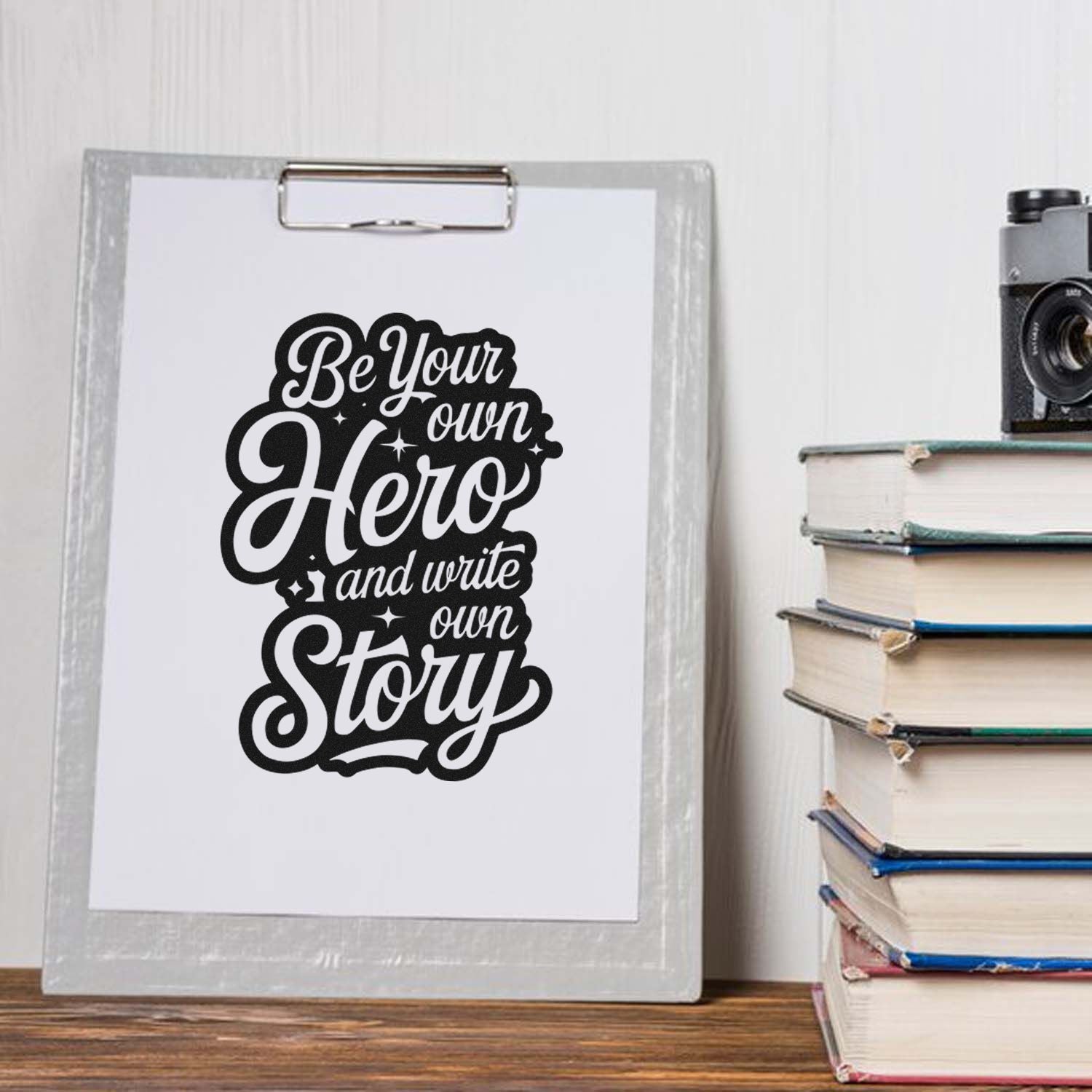 Pre-Inked Be Your Hero Paper Craft Stamp