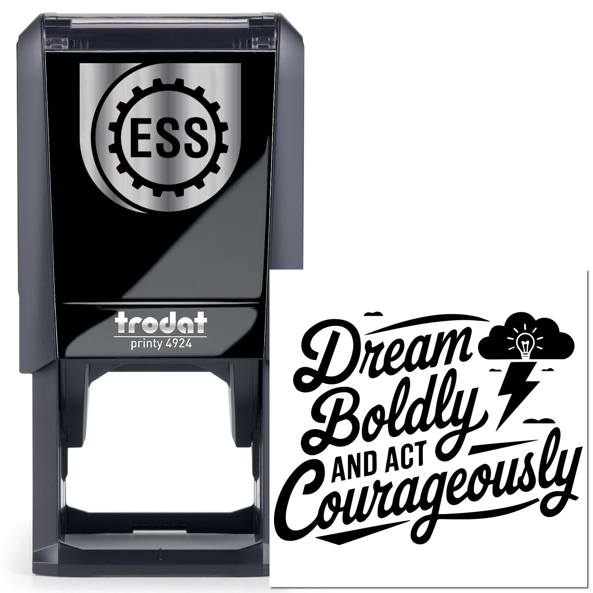 Self-Inking Bold Dreams Place Card Stamp