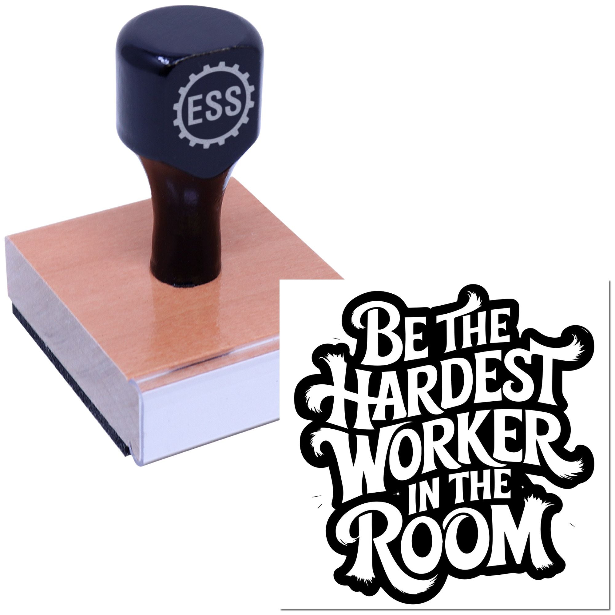 Relentless Work Ethic Craft Rubber Stamp