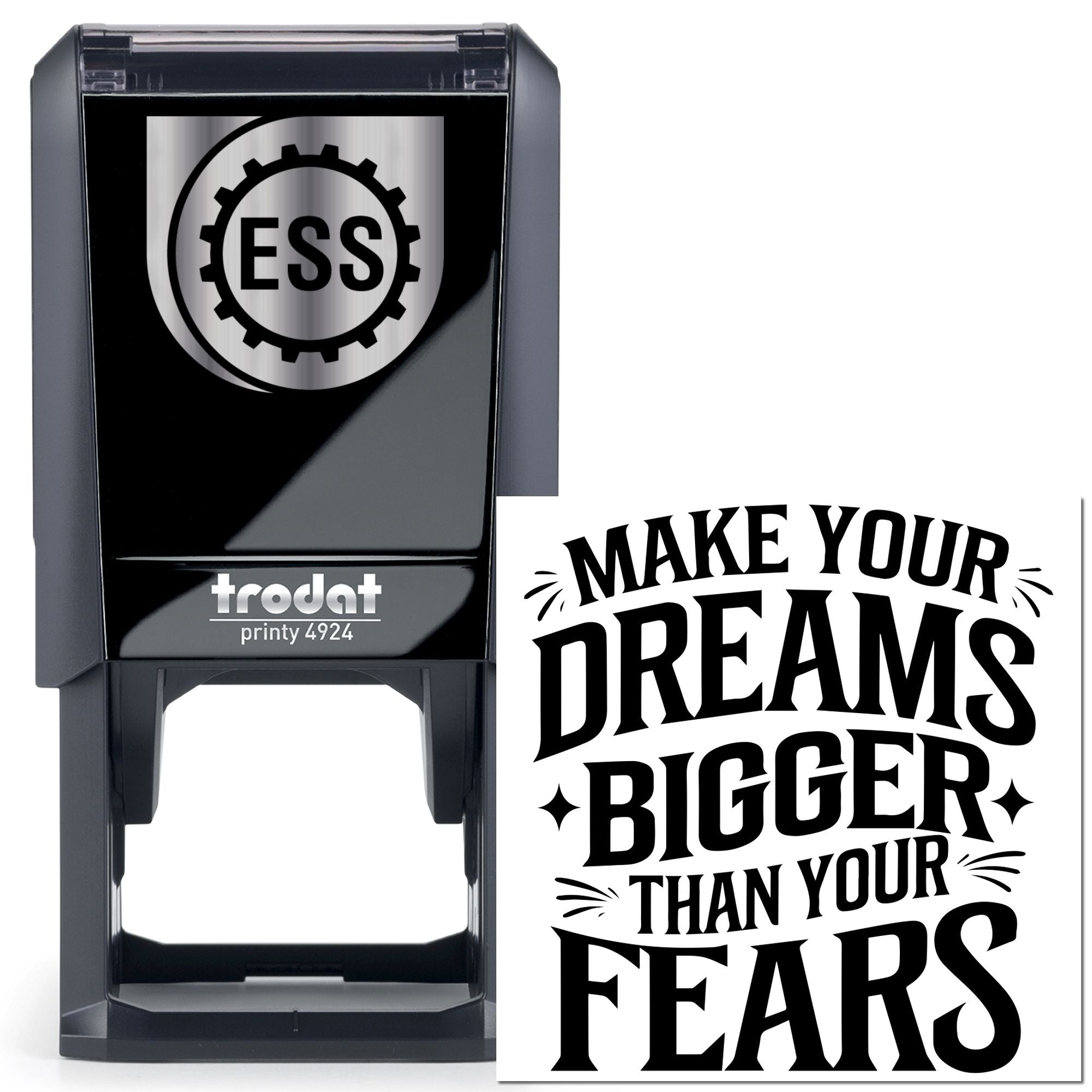 Self-Inking Dream Big Card Stamp