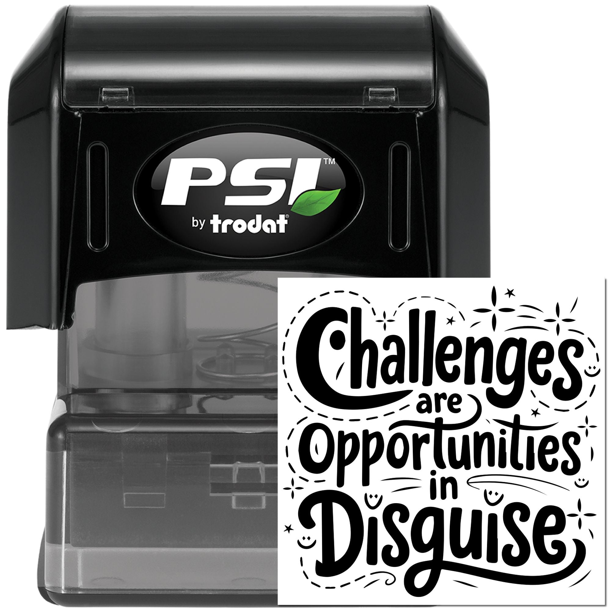 Pre-Inked Opportunities In Disguise Crafting Stamp