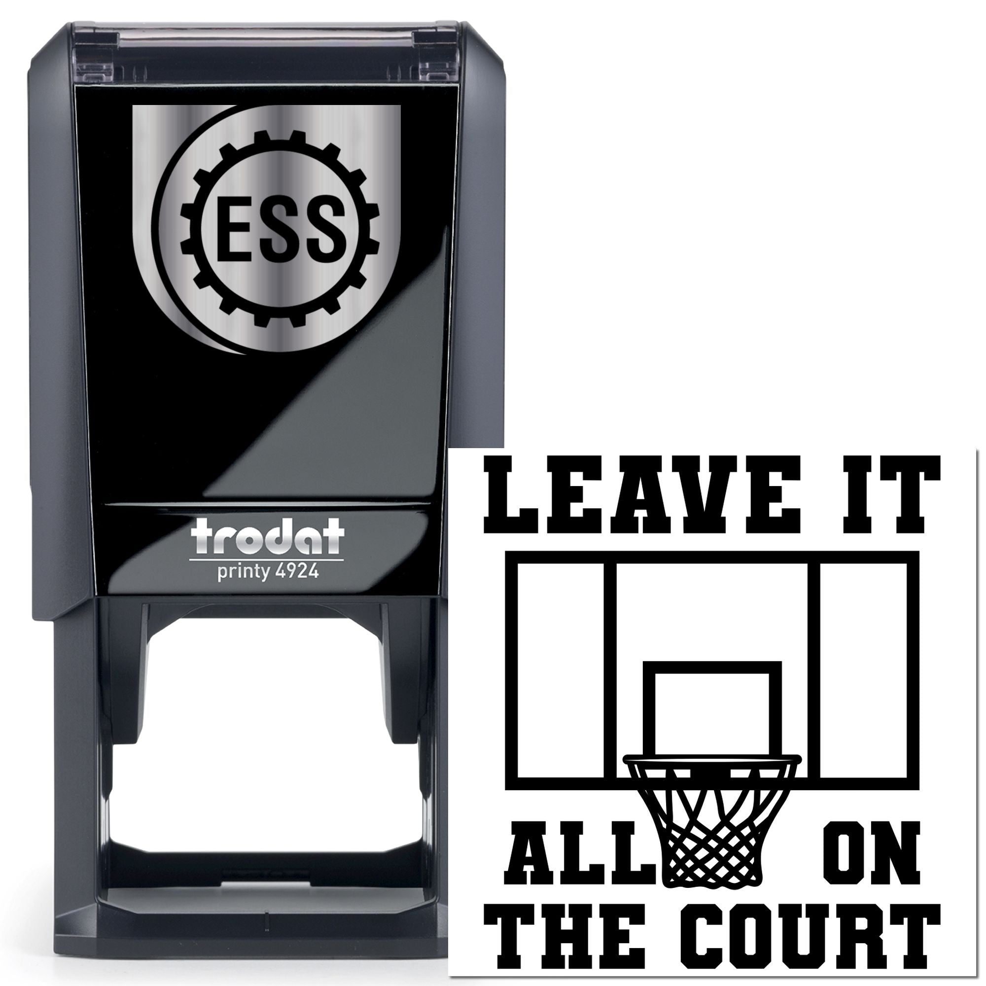 Self-Inking Court Commitment Paper Goods Stamp