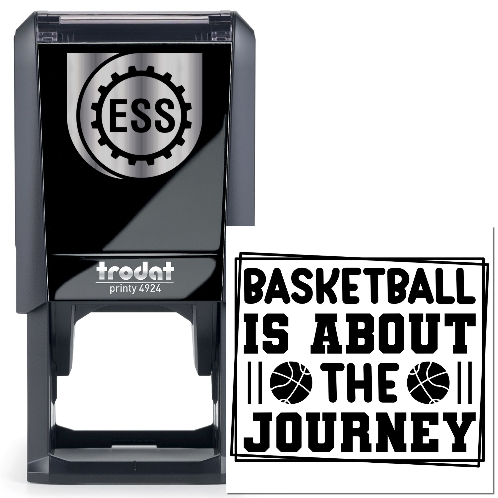 Self-Inking Basketball Journey Scrapbook Stamp