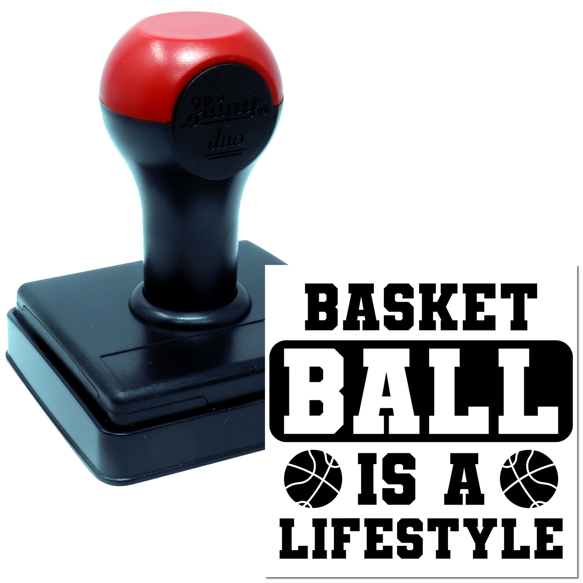 Duo Basketball Is More Than Sport Hand Stamp