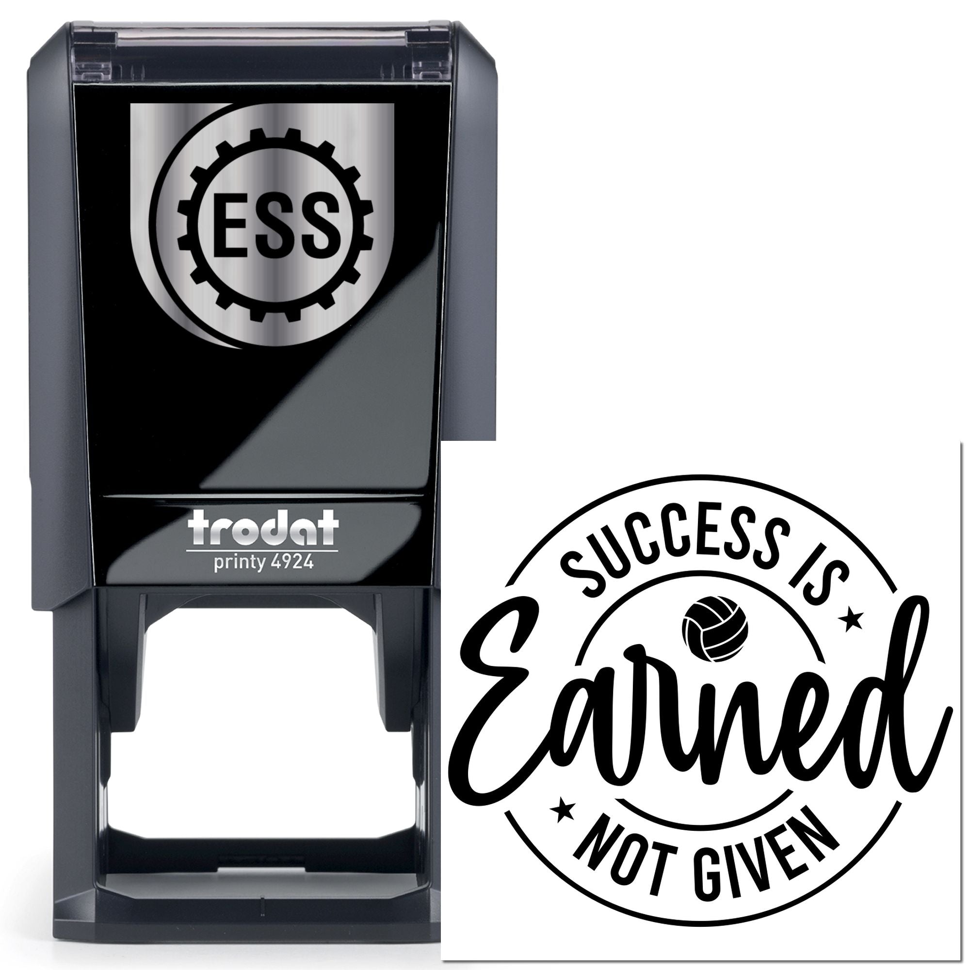 Self-Inking Earned Success Card Making Stamp