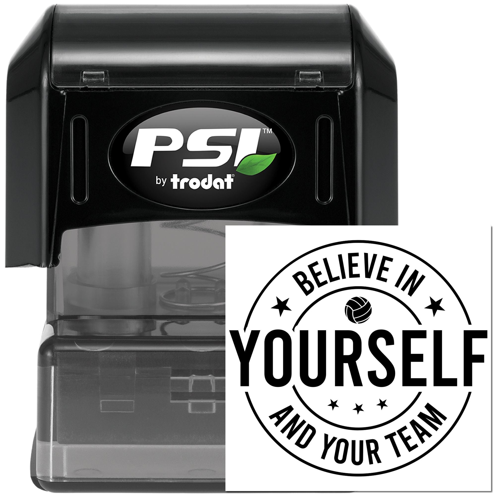 Pre-Inked Believe In Yourself Paper Goods Stamp