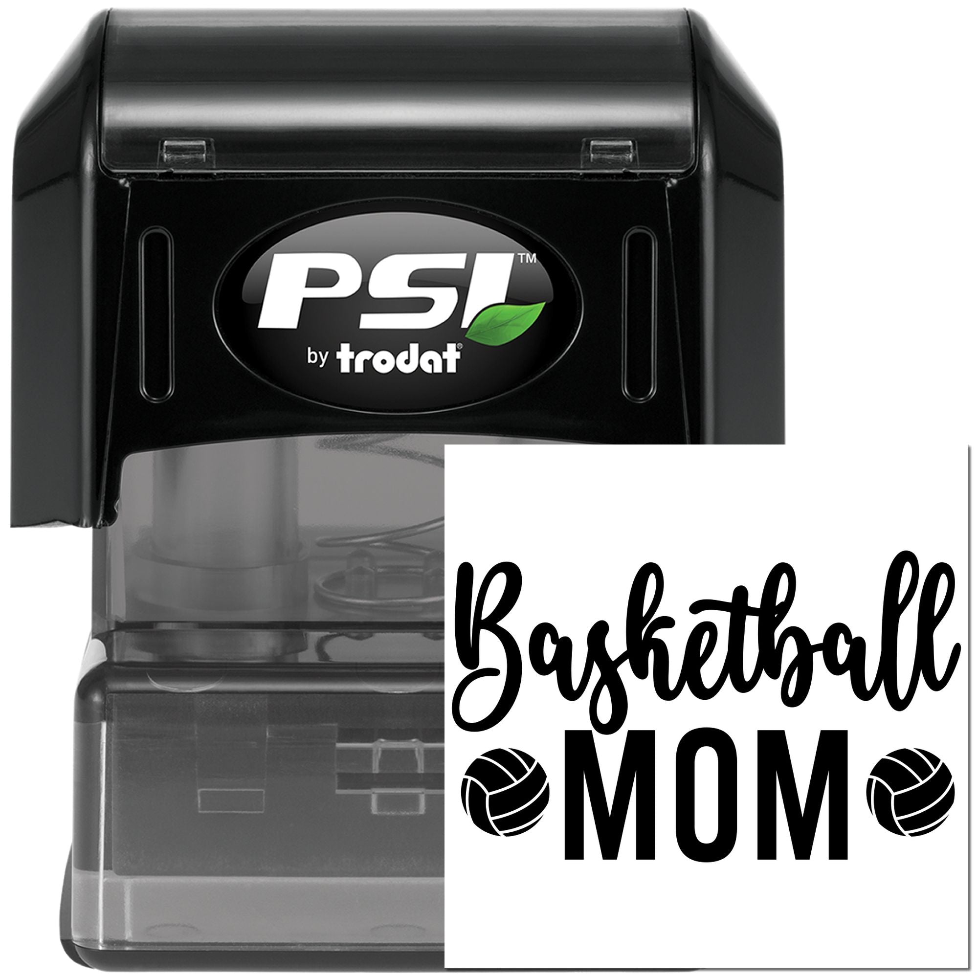 Pre-Inked Basketball Mom Pride Paper Craft Stamp