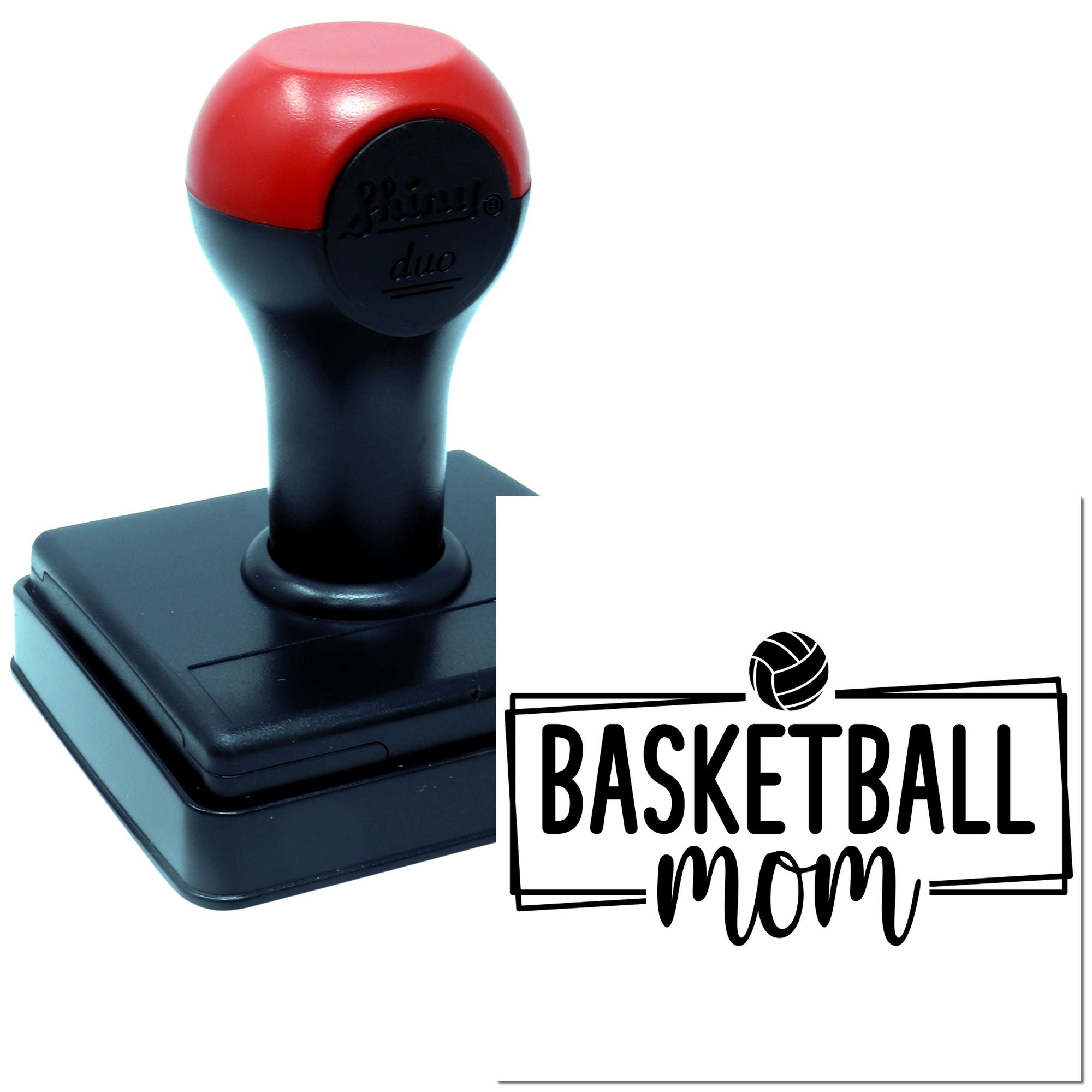 Duo Proud Basketball Mom Game Day Hand Stamp