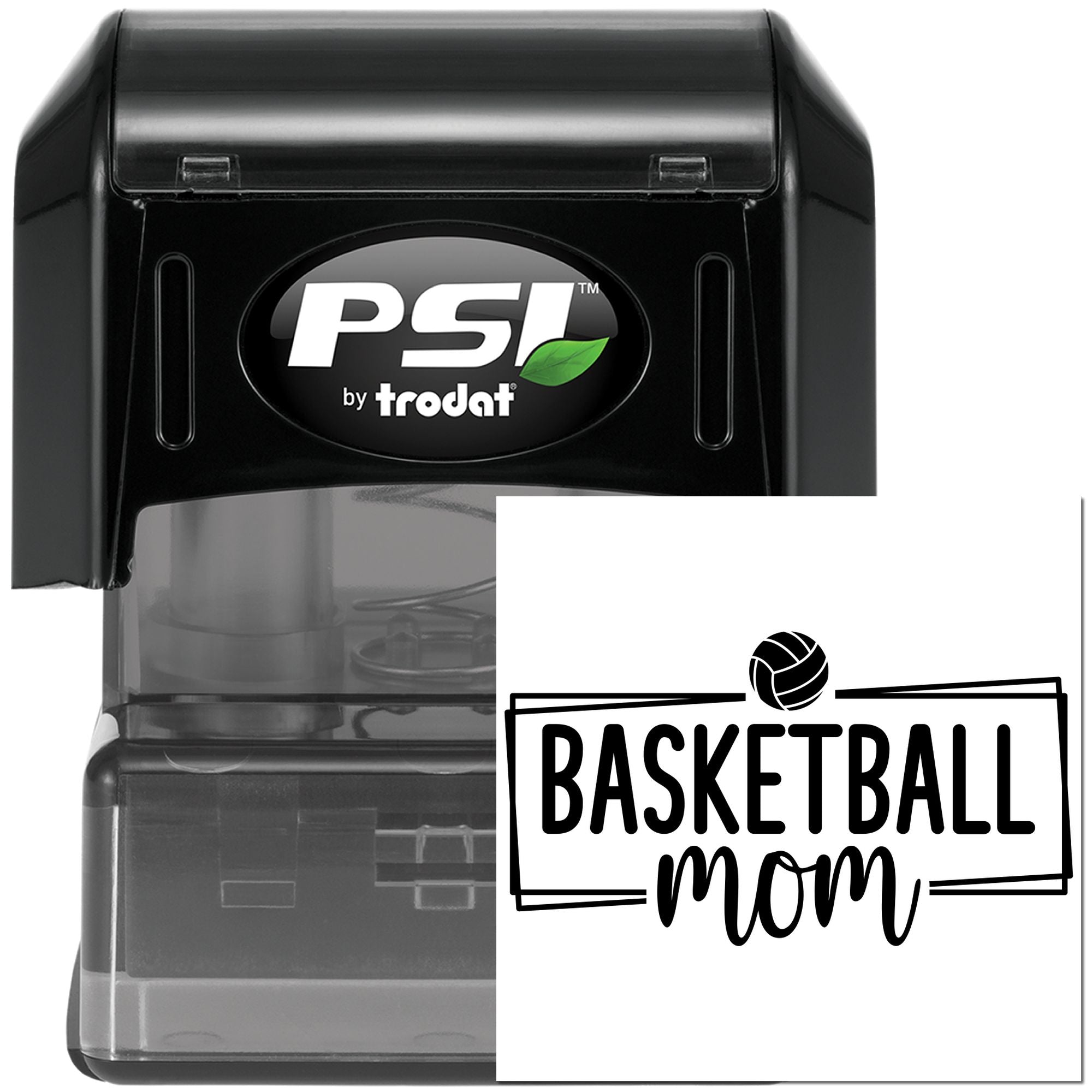 Pre-Inked Basketball Mom Sign Handcraft Stamp