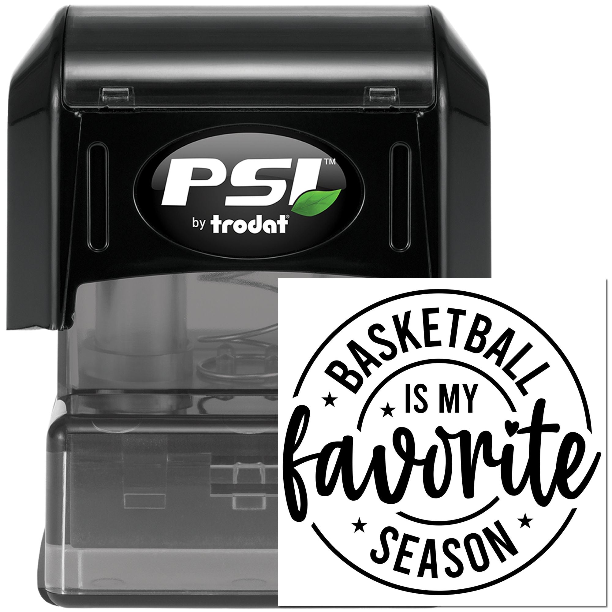 Pre-Inked Basketball Favorite Season Journaling Stamp