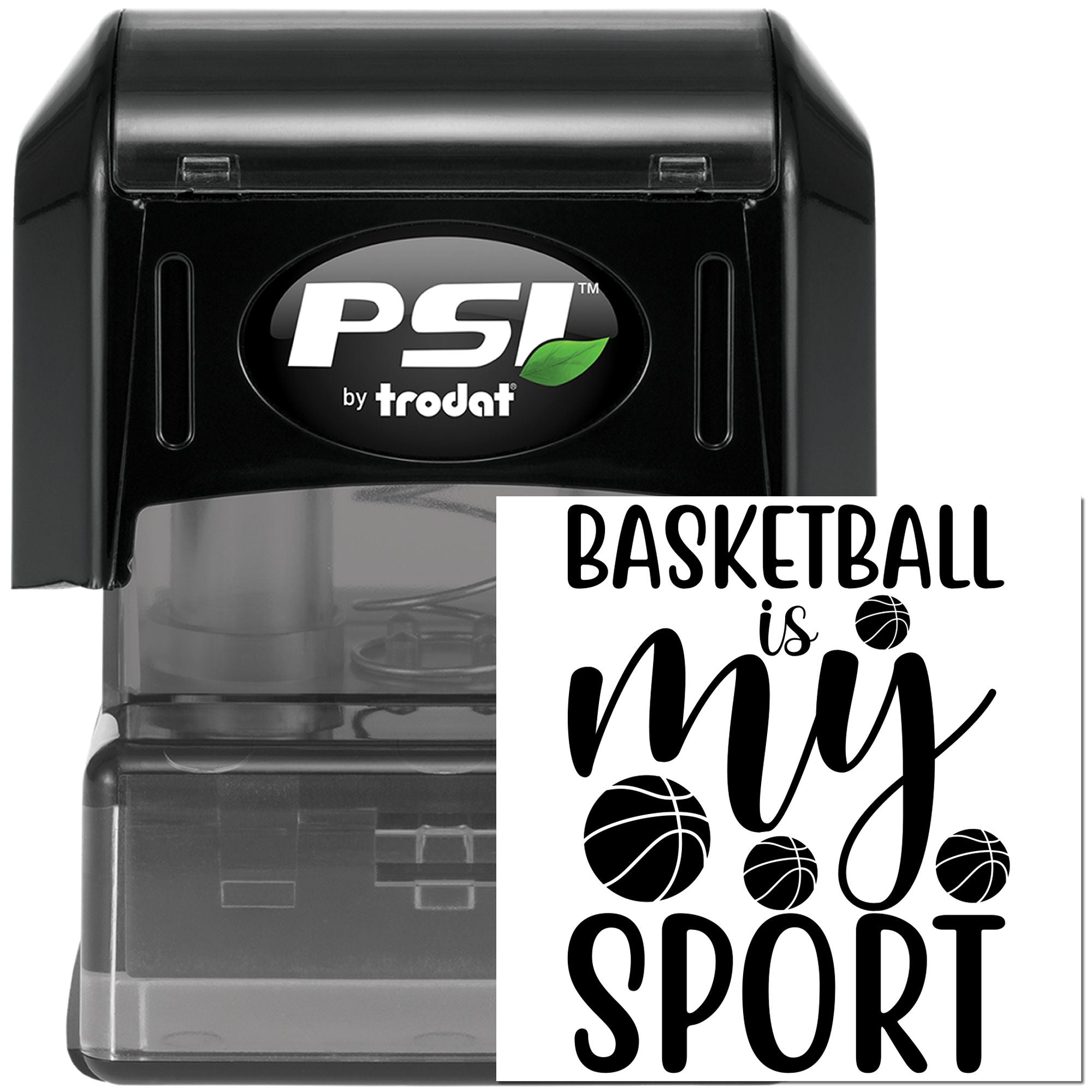 Pre-Inked My Basketball Sport Postcard Stamp