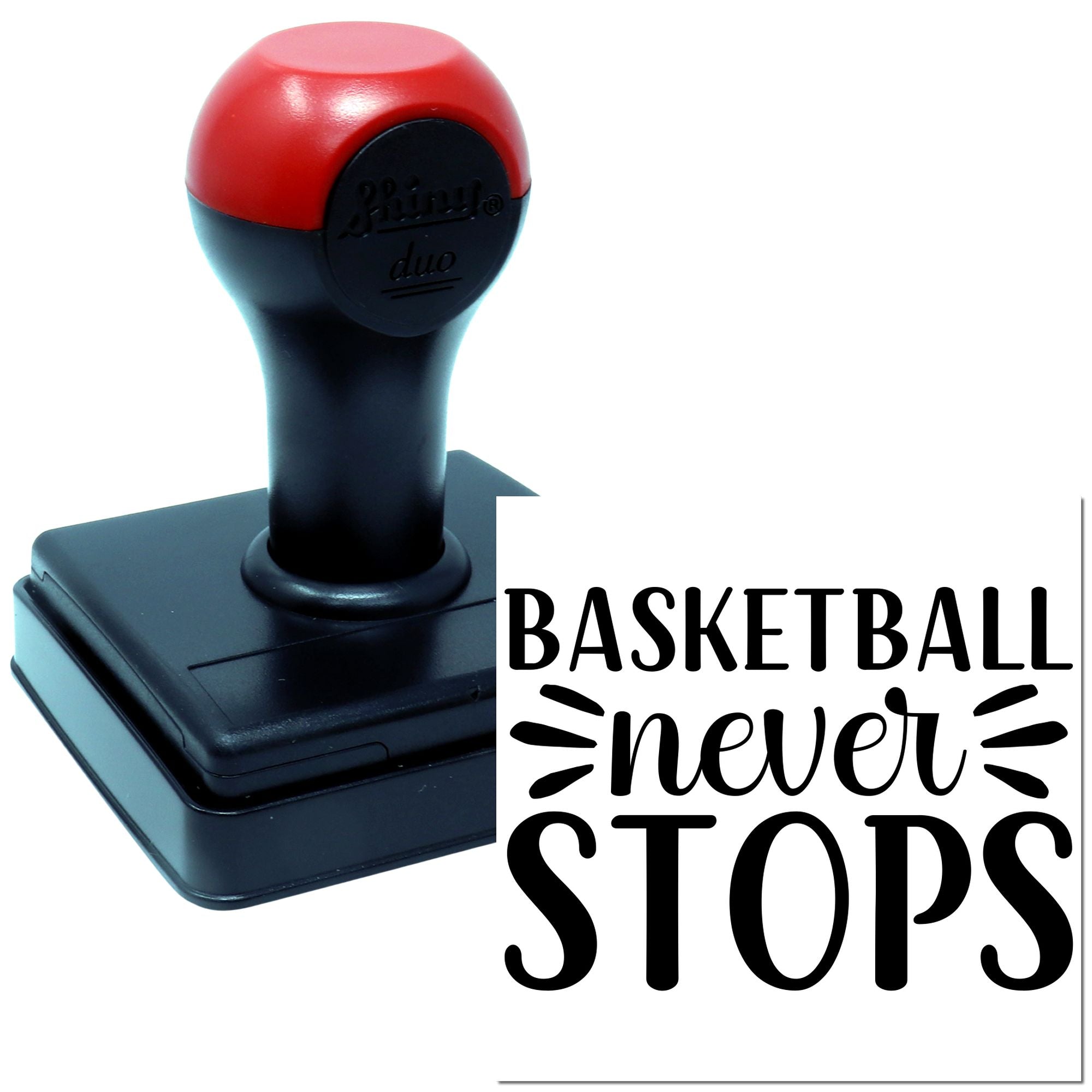 Duo Endless Passion For Basketball Always Hand Stamp