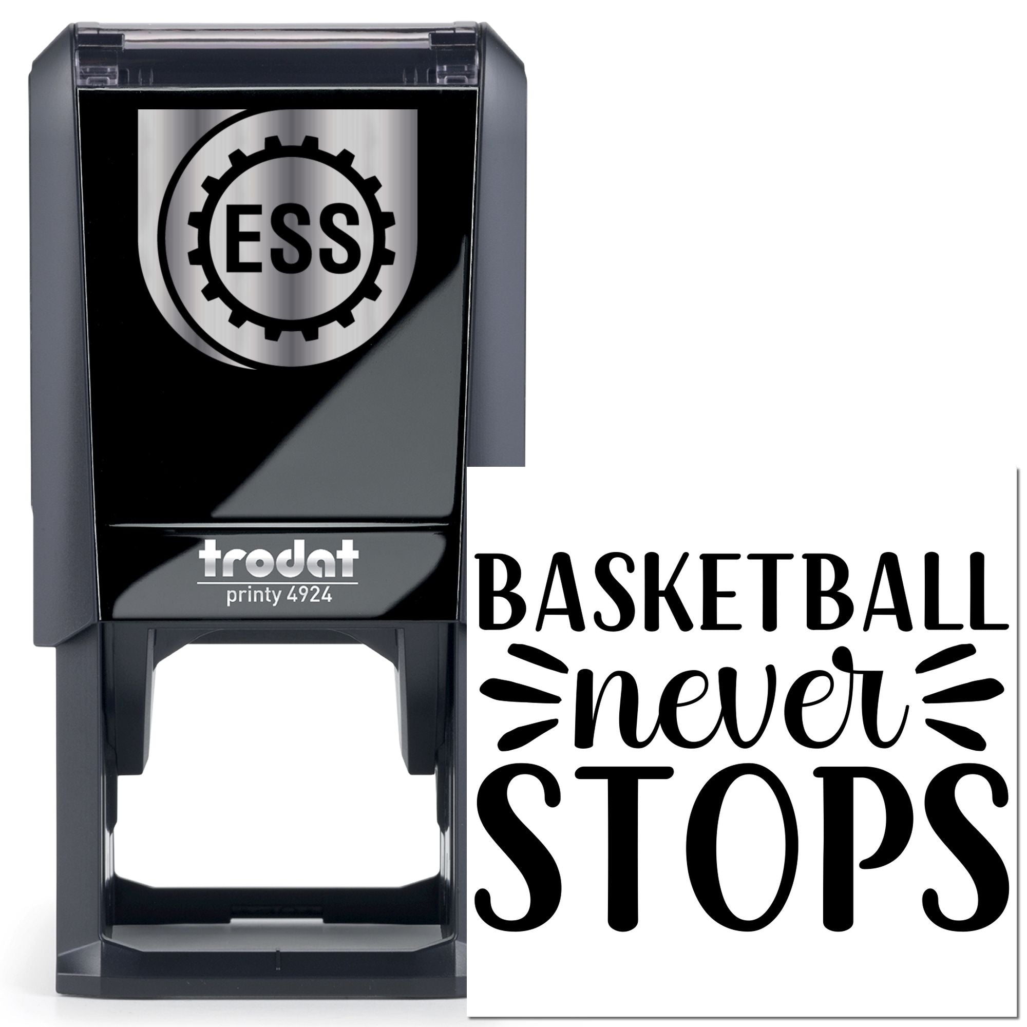 Self-Inking Endless Basketball Craft Stamp