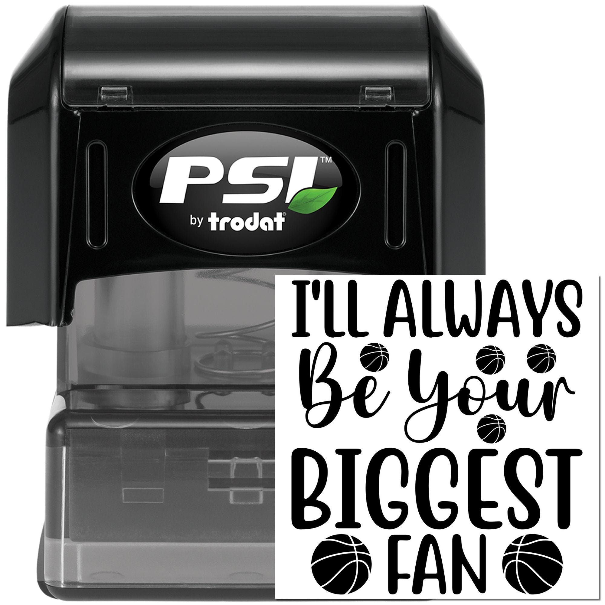 Pre-Inked Biggest Basketball Fan Crafting Stamp