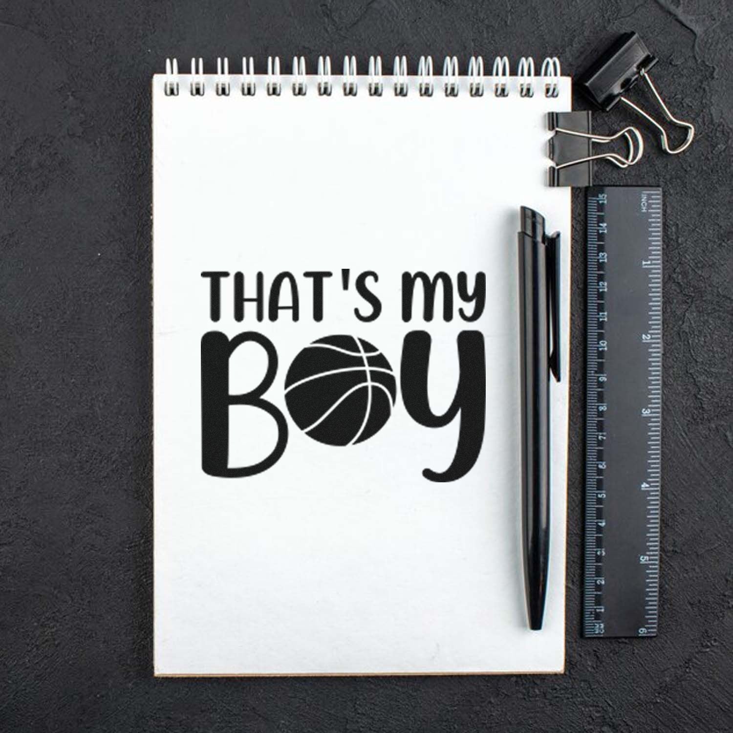 Duo That's My Boy Basketball Love Hand Stamp