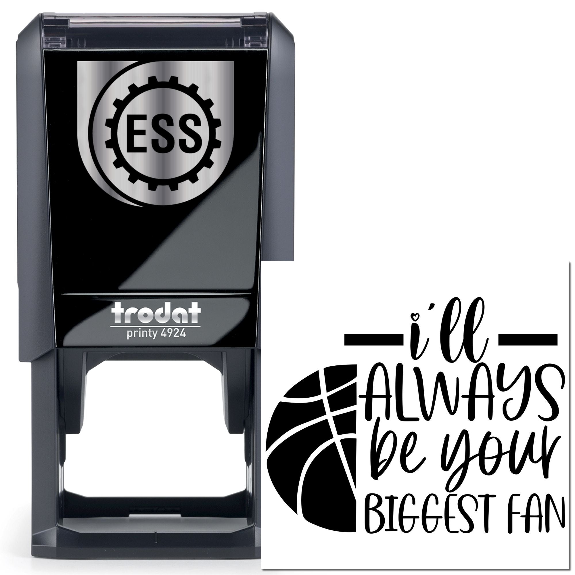 Self-Inking Basketball Fan Place Card Stamp