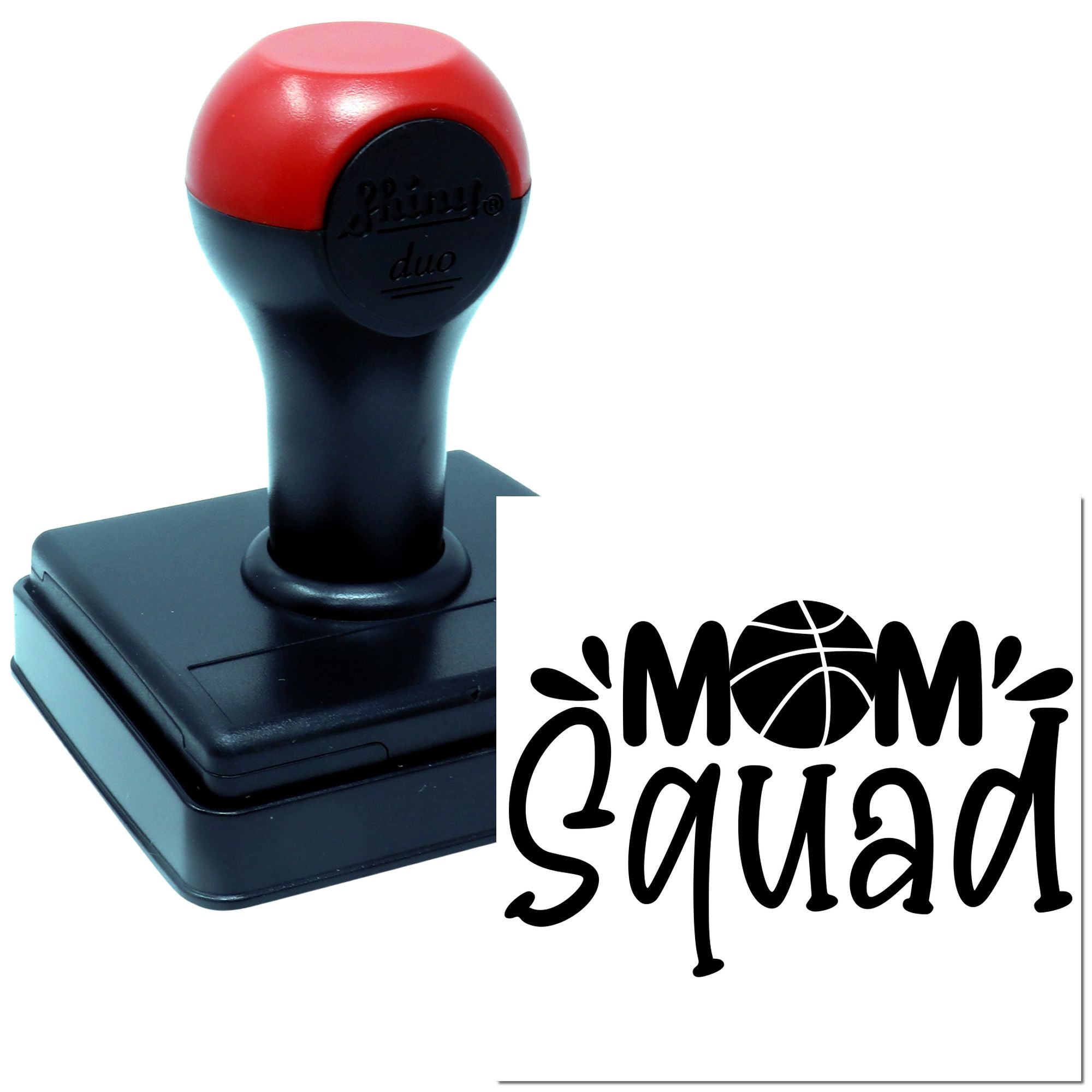 Duo Basketball Moms United Cheer Squad Hand Stamp
