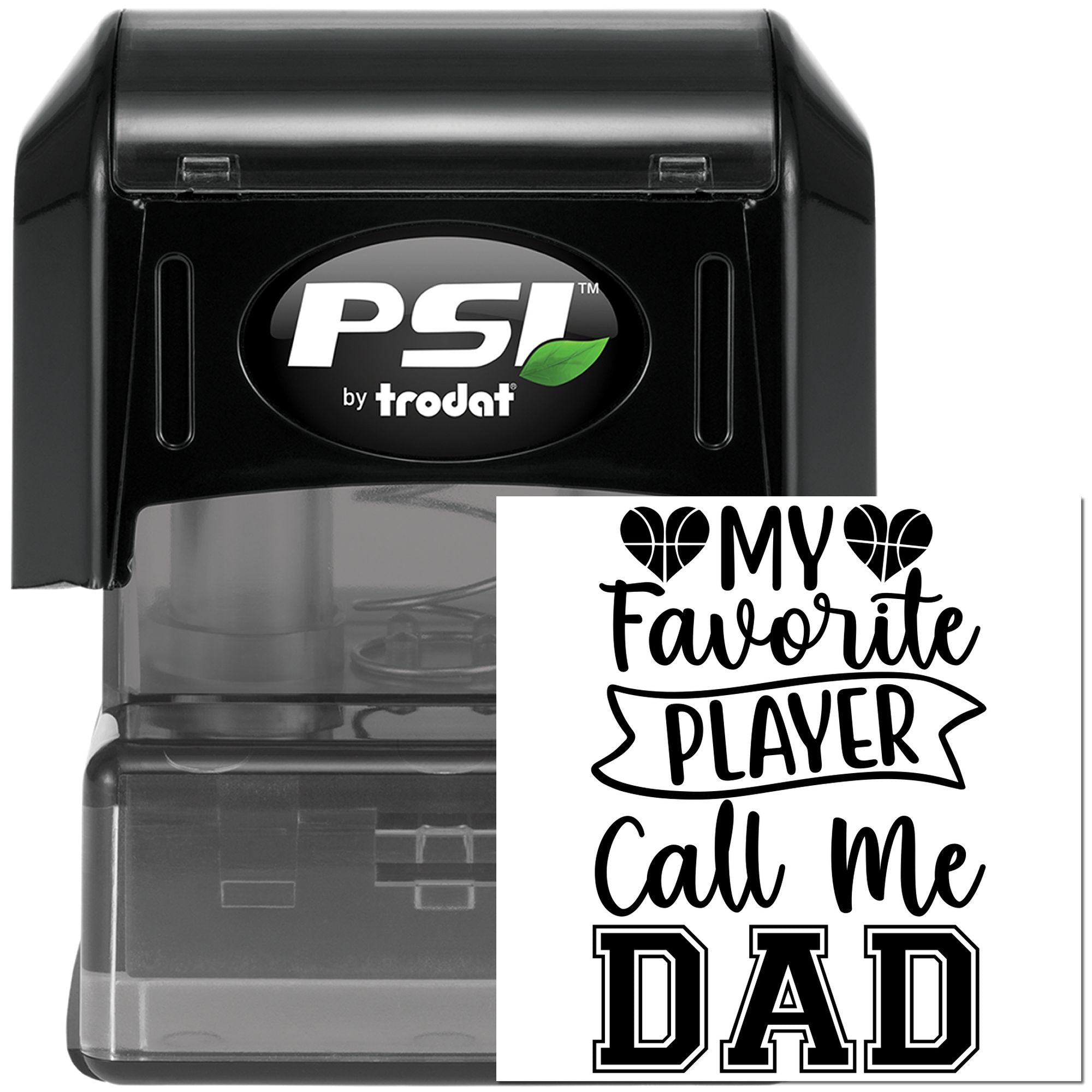 Pre-Inked Dad's Favorite Player Crafting Stamp