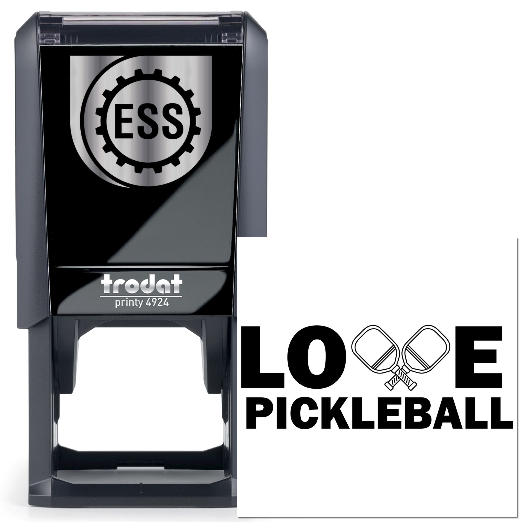 Self-Inking Love Pickleball Craft Stamp