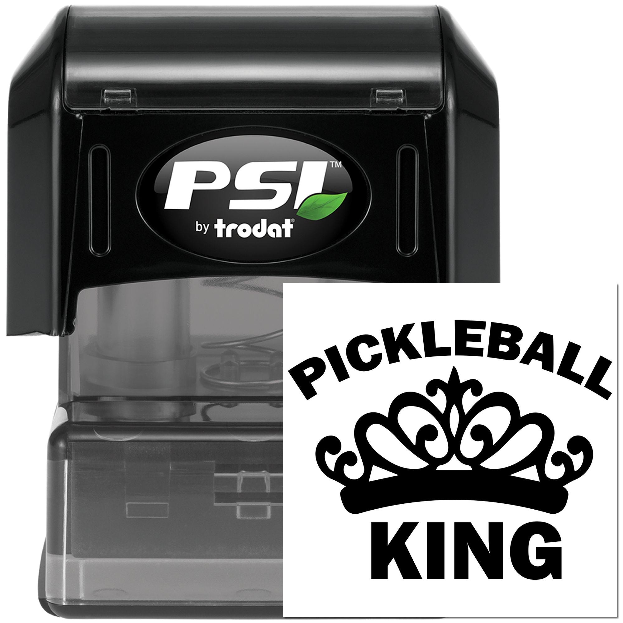 Pre-Inked King Of Pickleball Crafting Stamp