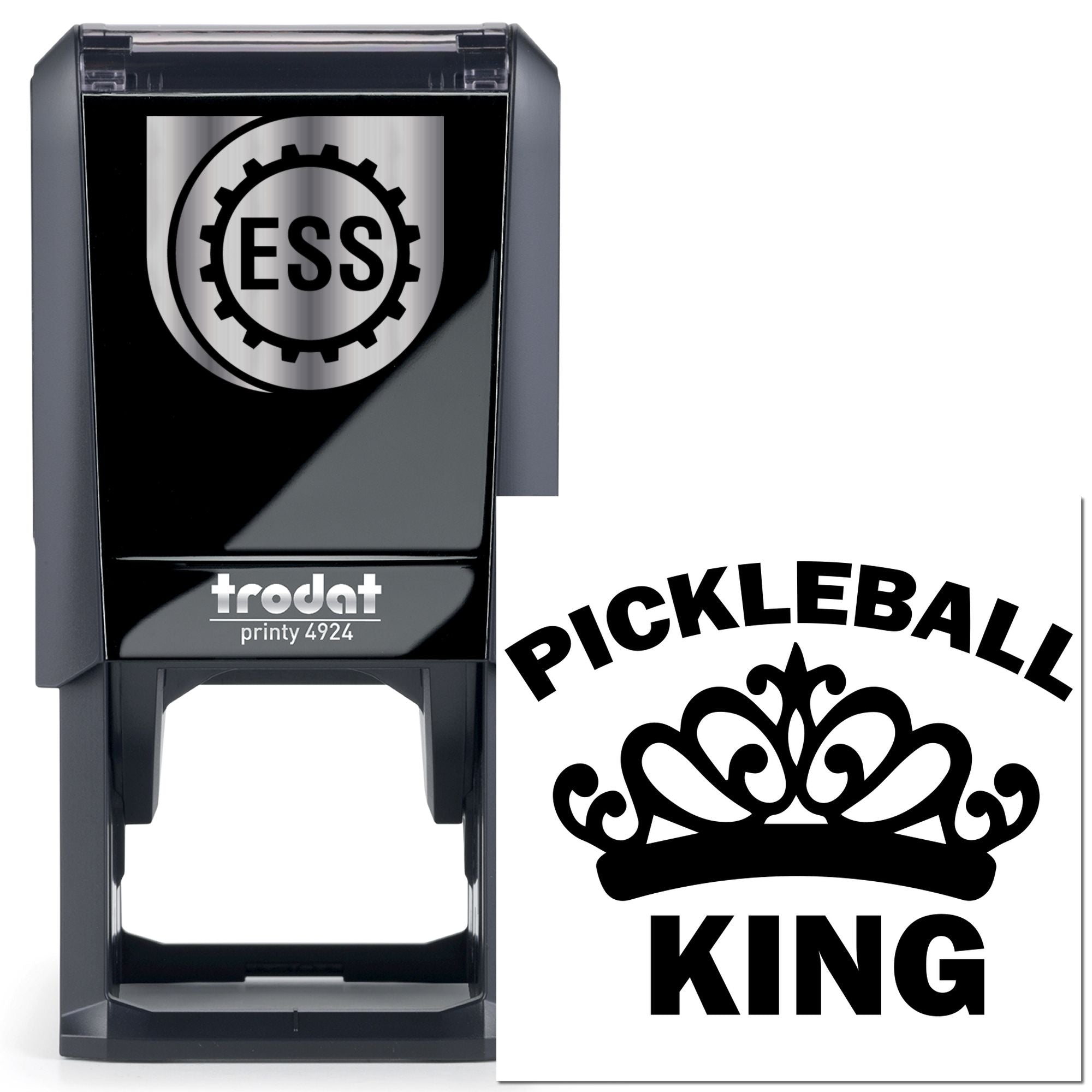 Self-Inking Crowned King Card Making Stamp