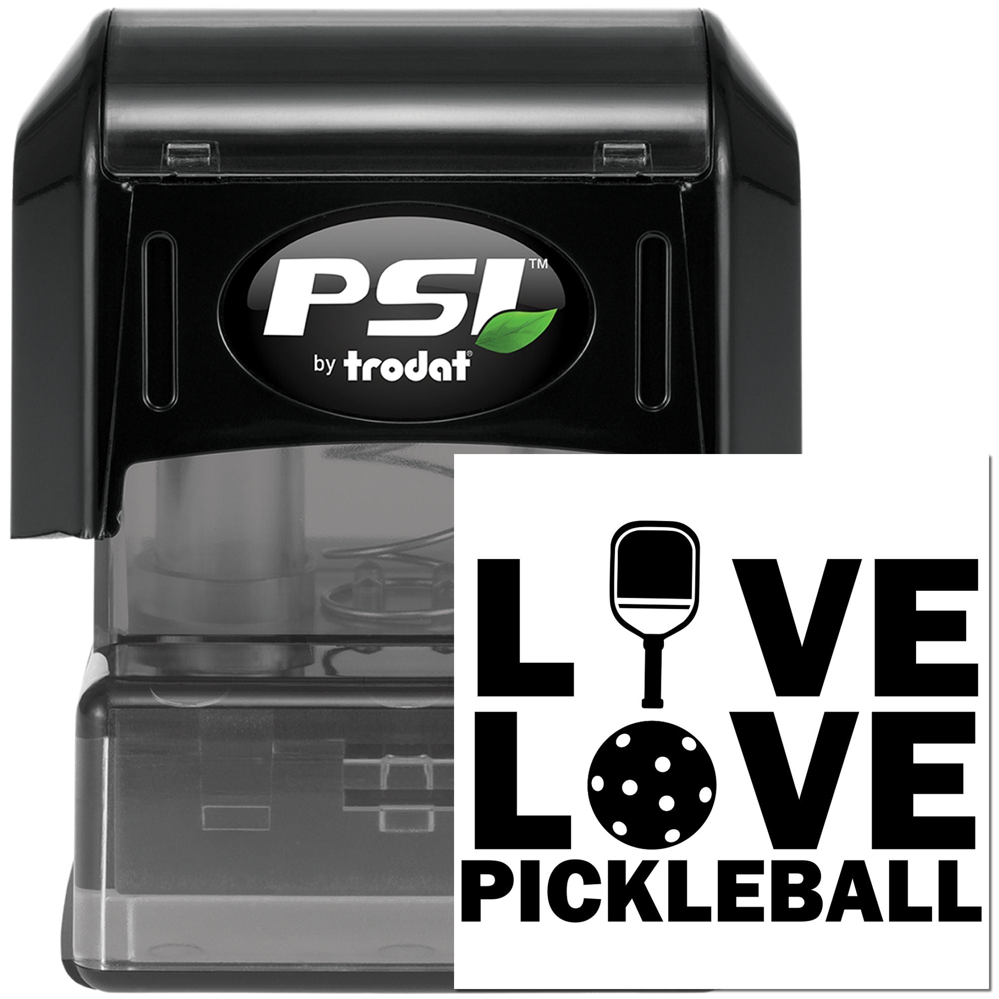 Pre-Inked Love For Pickleball Cardmaking Stamp