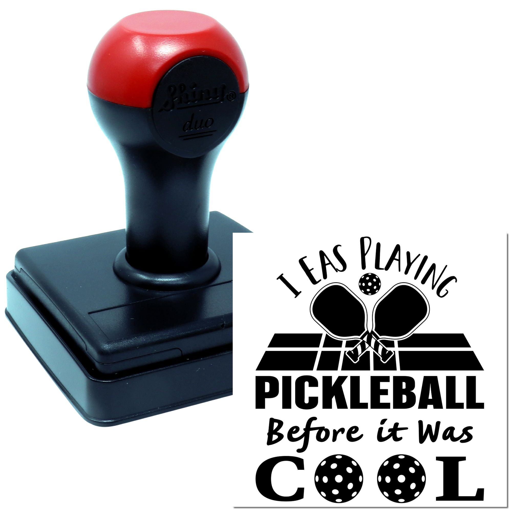 Duo Pickleball Before It Was Cool Hand Stamp