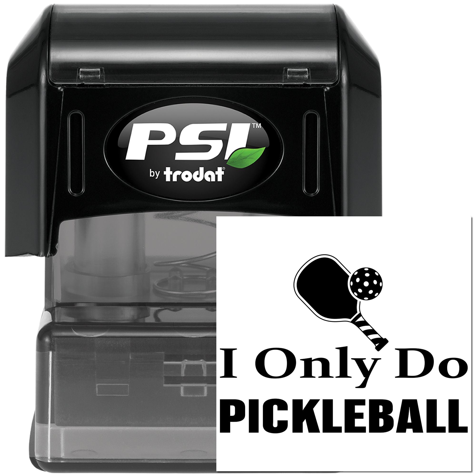 Pre-Inked I Only Pickleball Crafting Stamp