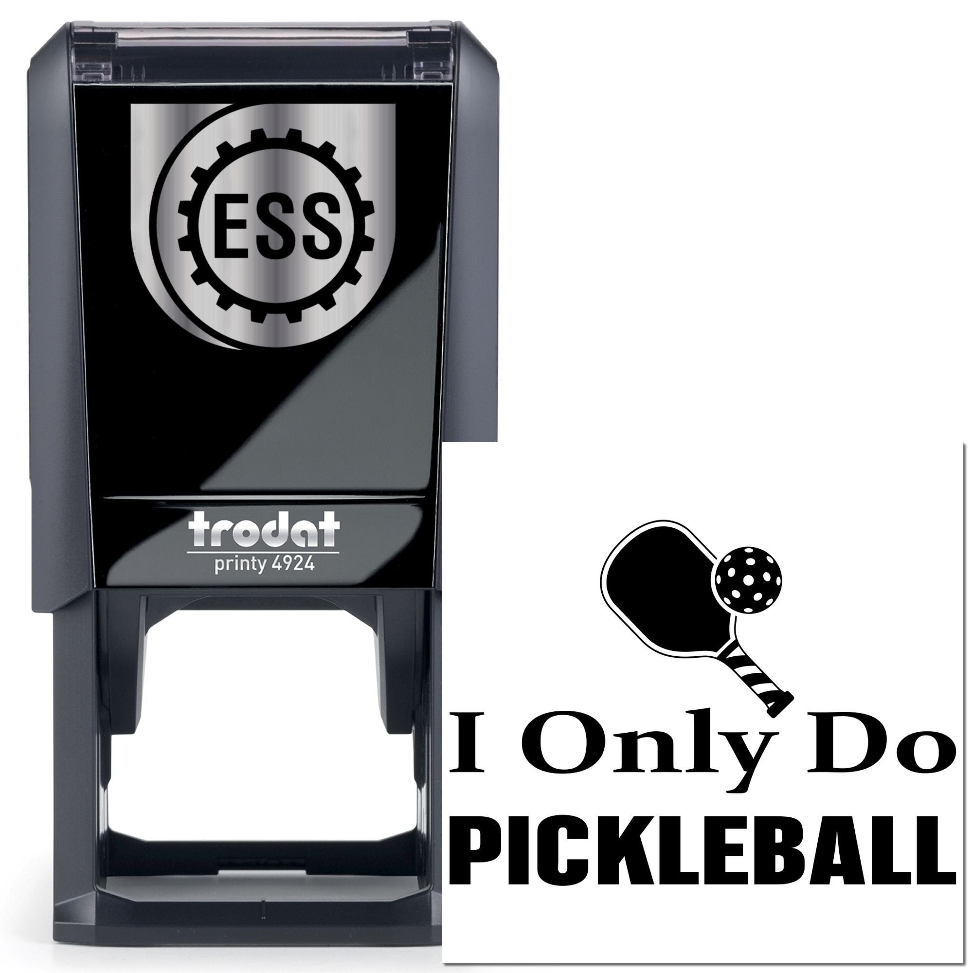 Self-Inking Pickleball Enthusiast Card Making Stamp
