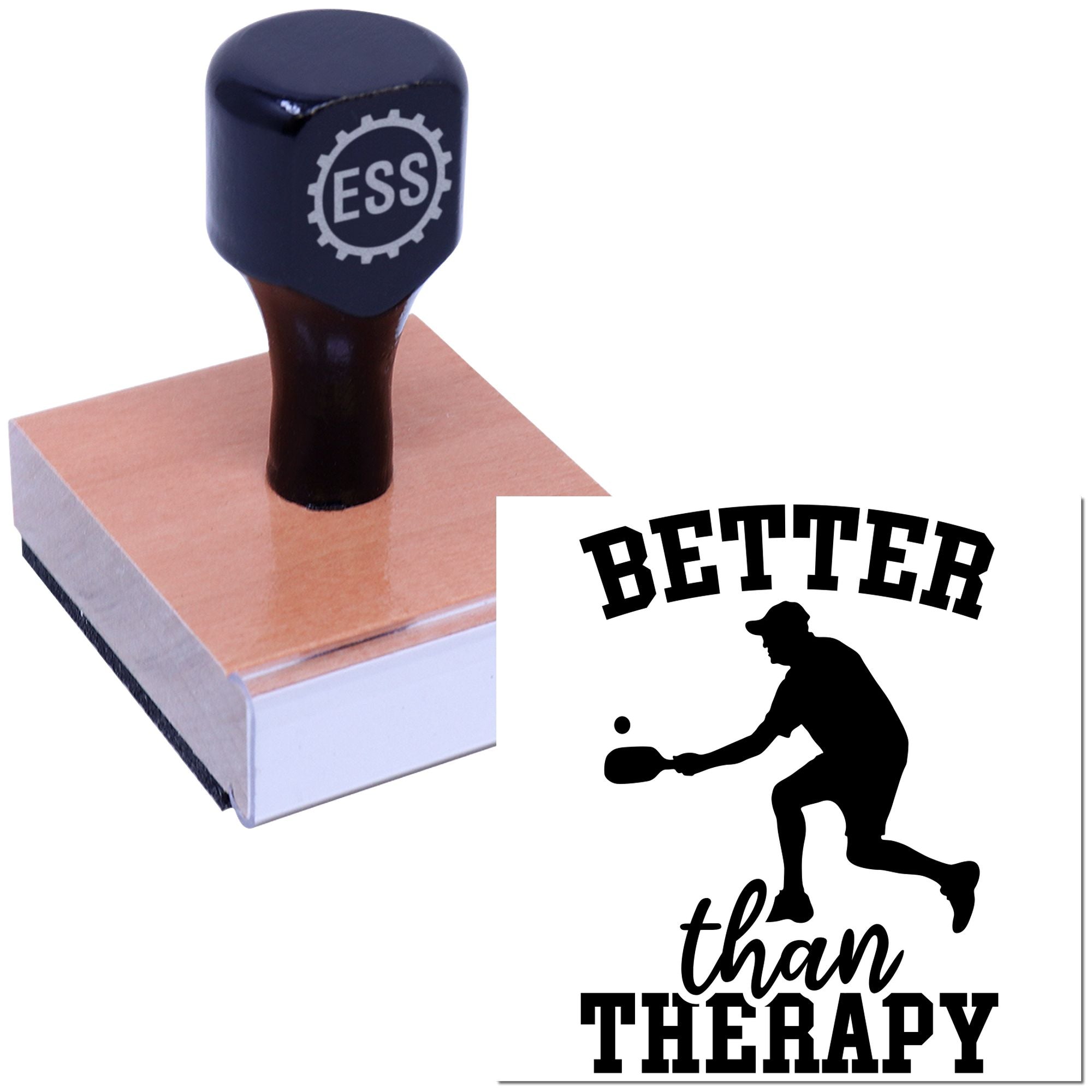 Paddle Heals All Note Card Rubber Stamp