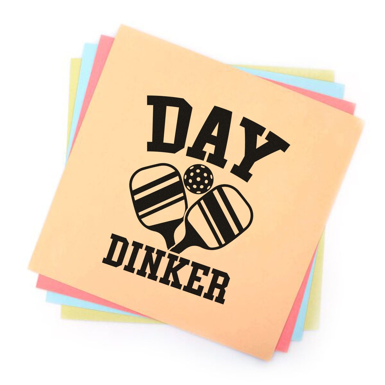 Self-Inking Day Dinker Note Card Stamp