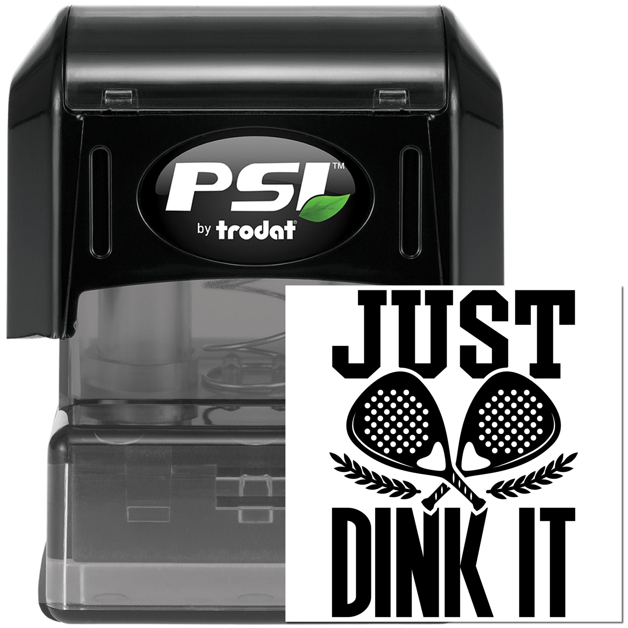 Pre-Inked Just Dunk It Favor Tag Stamp