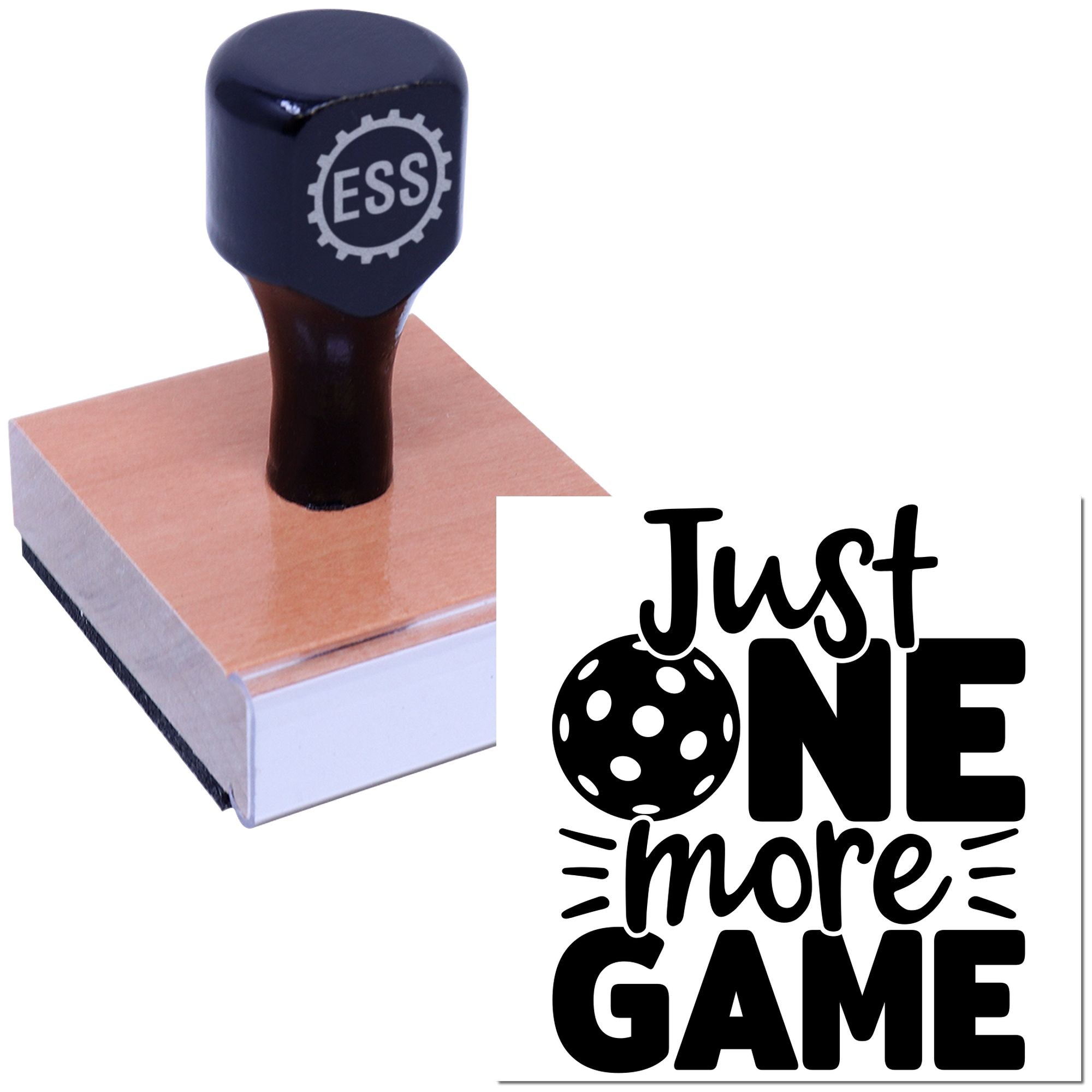 Never Ending Play Scrapbook Rubber Stamp