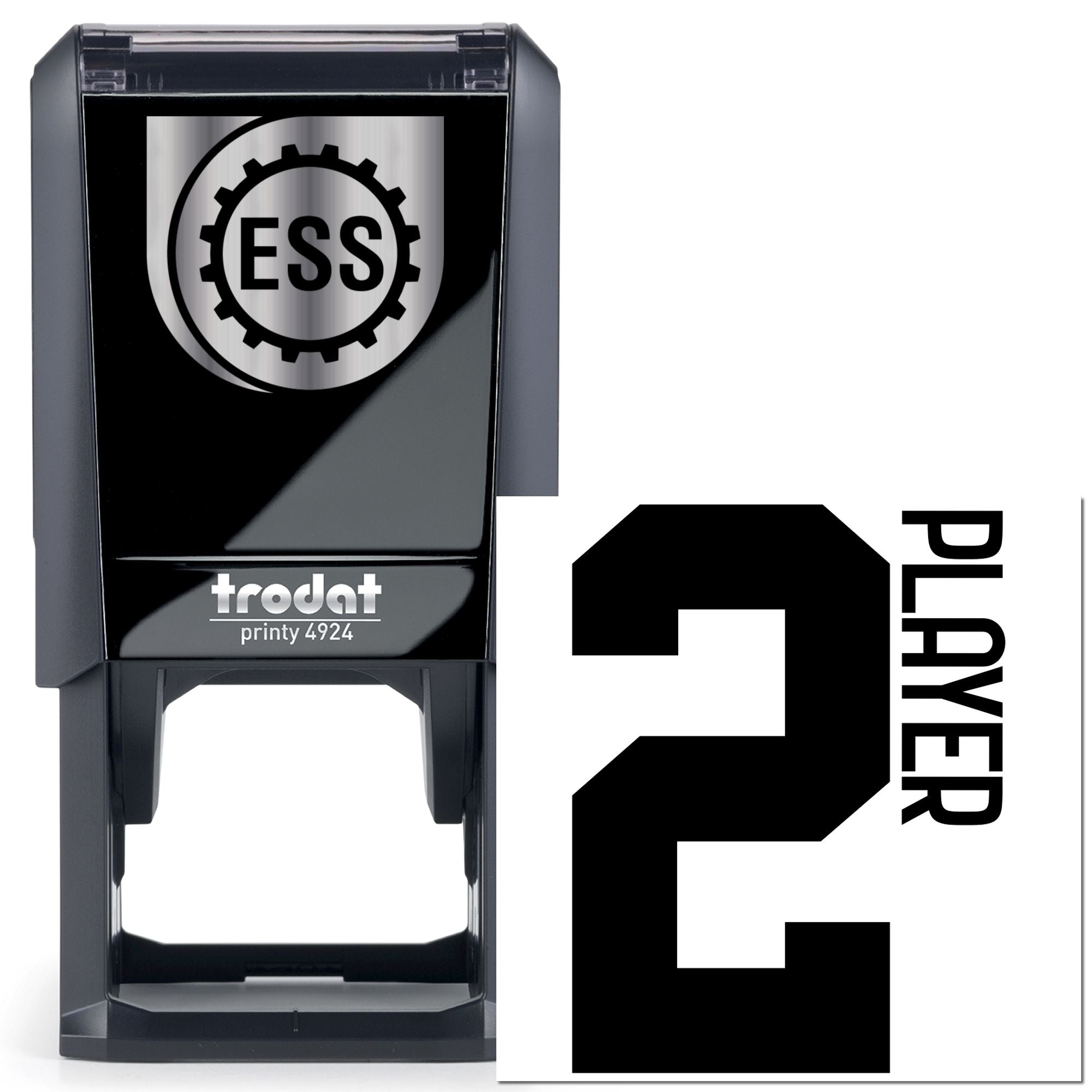 Self-Inking Player Three Handcraft Stamp