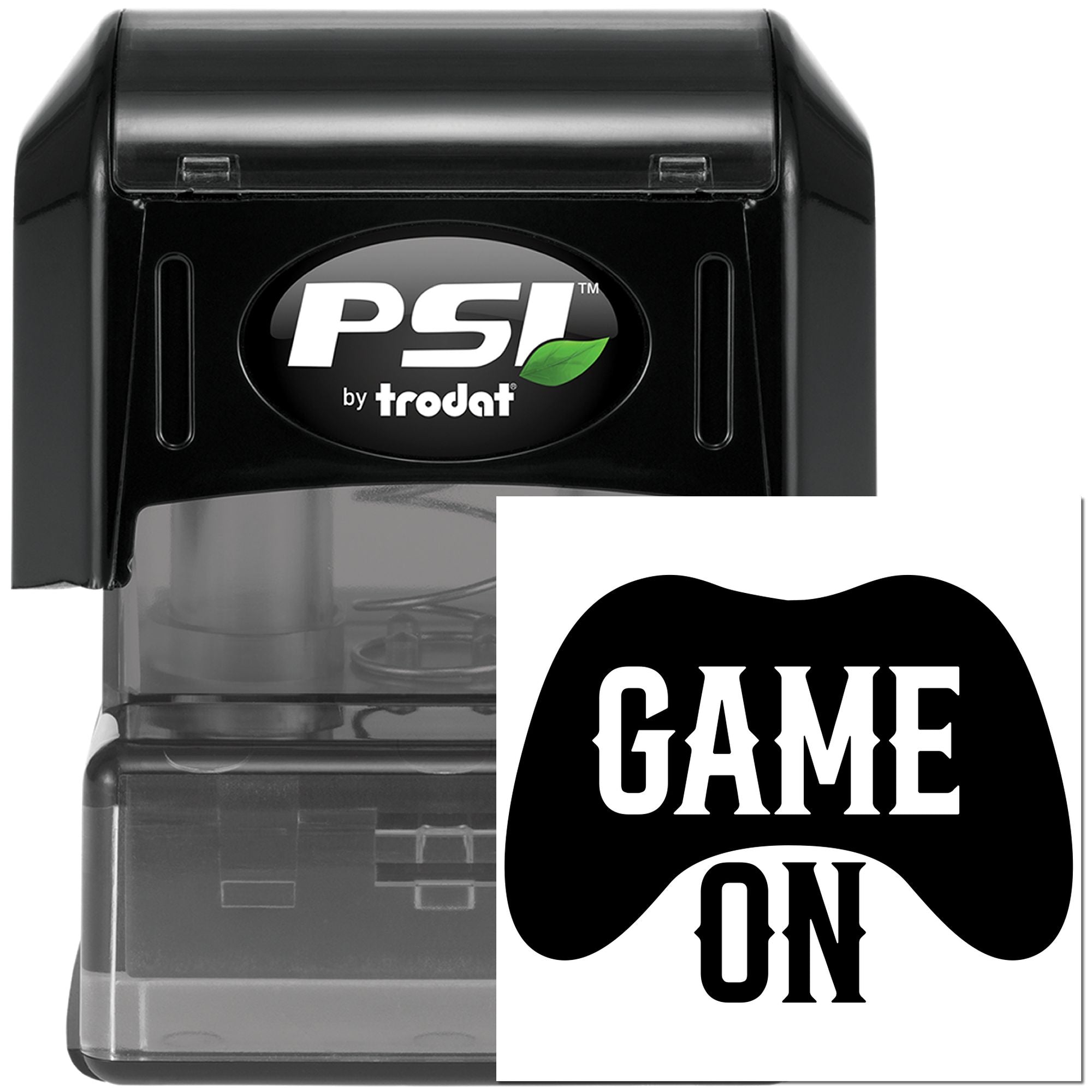 Pre-Inked Game On Controller Handcraft Stamp