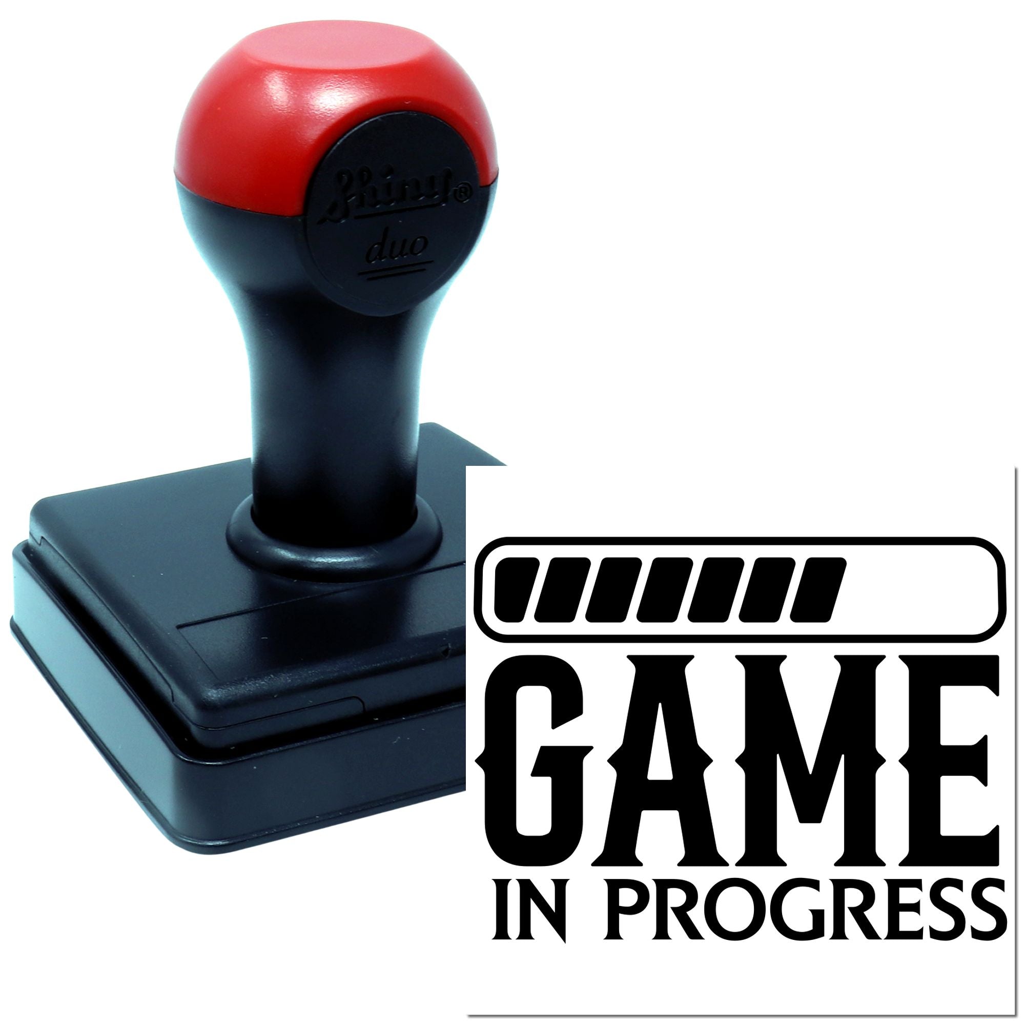 Duo Loading Game Player In Progress Hand Stamp