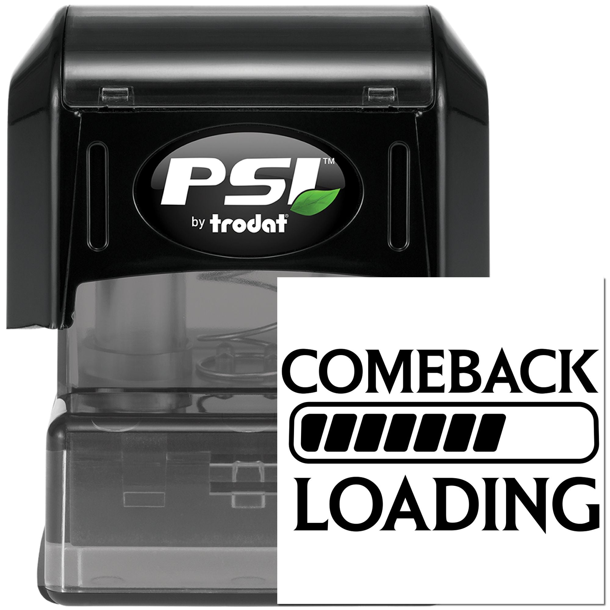 Pre-Inked Comeback Loading Screen Postcard Stamp