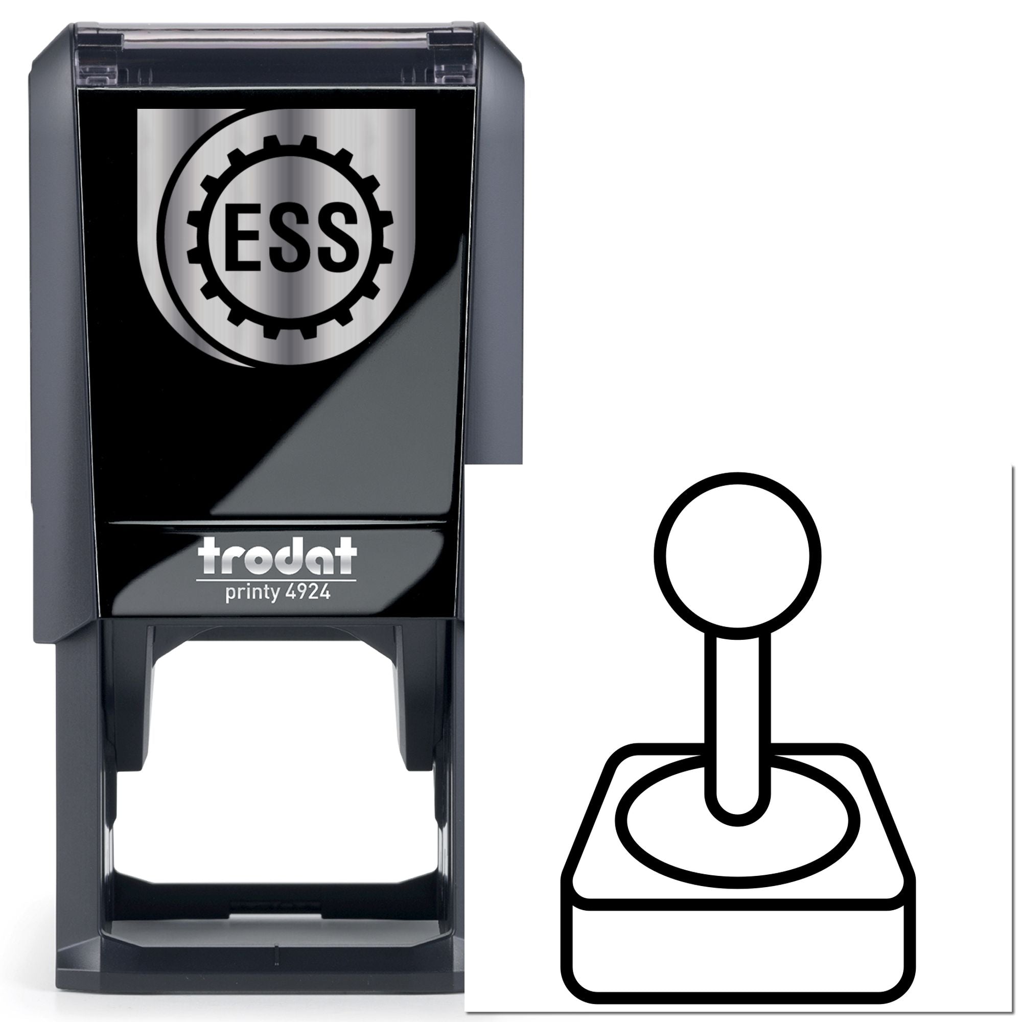 Self-Inking Arcade Joystick Scrapbook Stamp