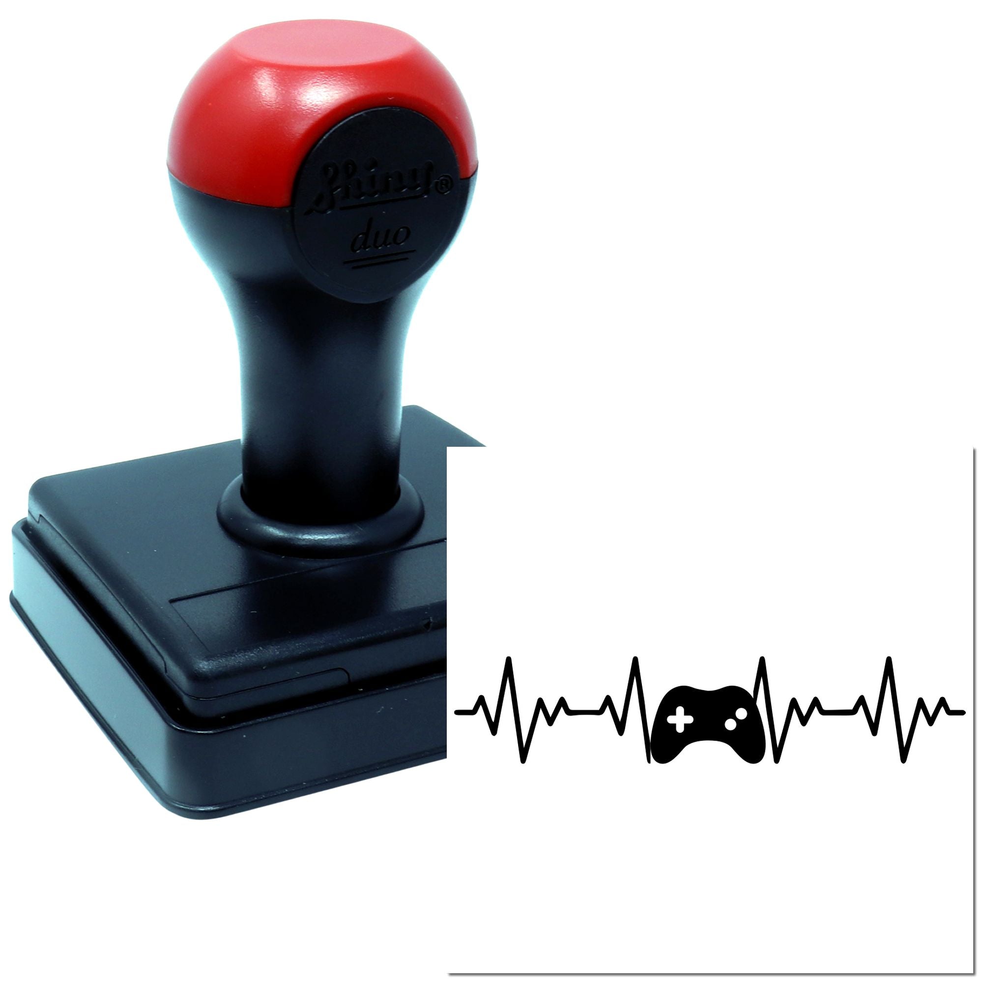 Duo Controller Pulse The Gamer's Heart Hand Stamp
